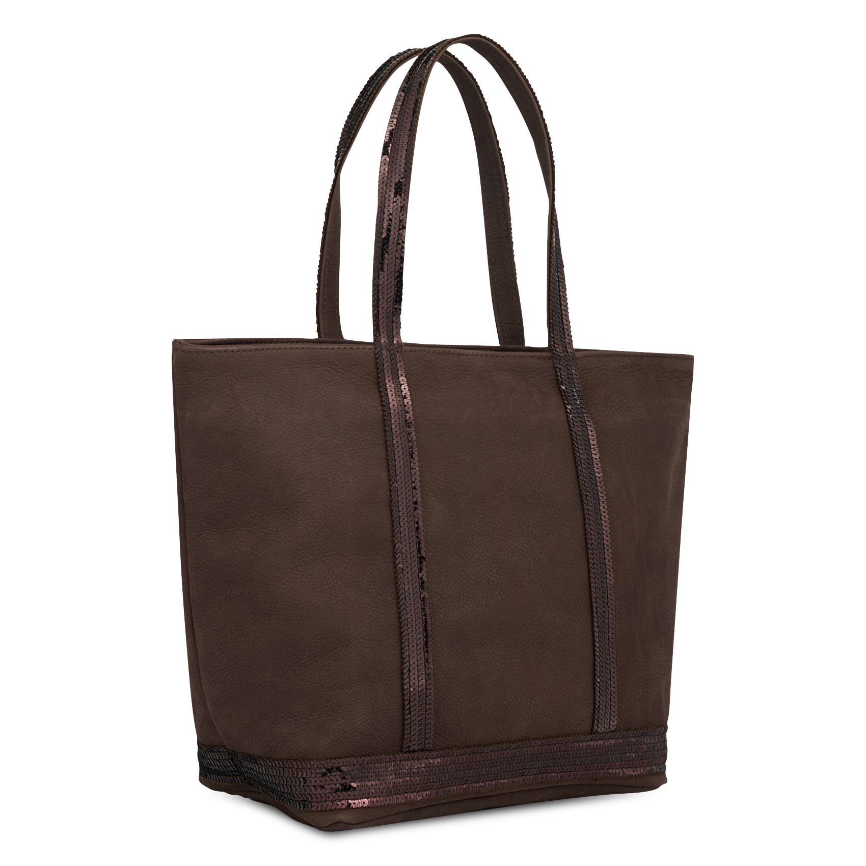 Cabas en cuir VANESSA BRUNO Marron