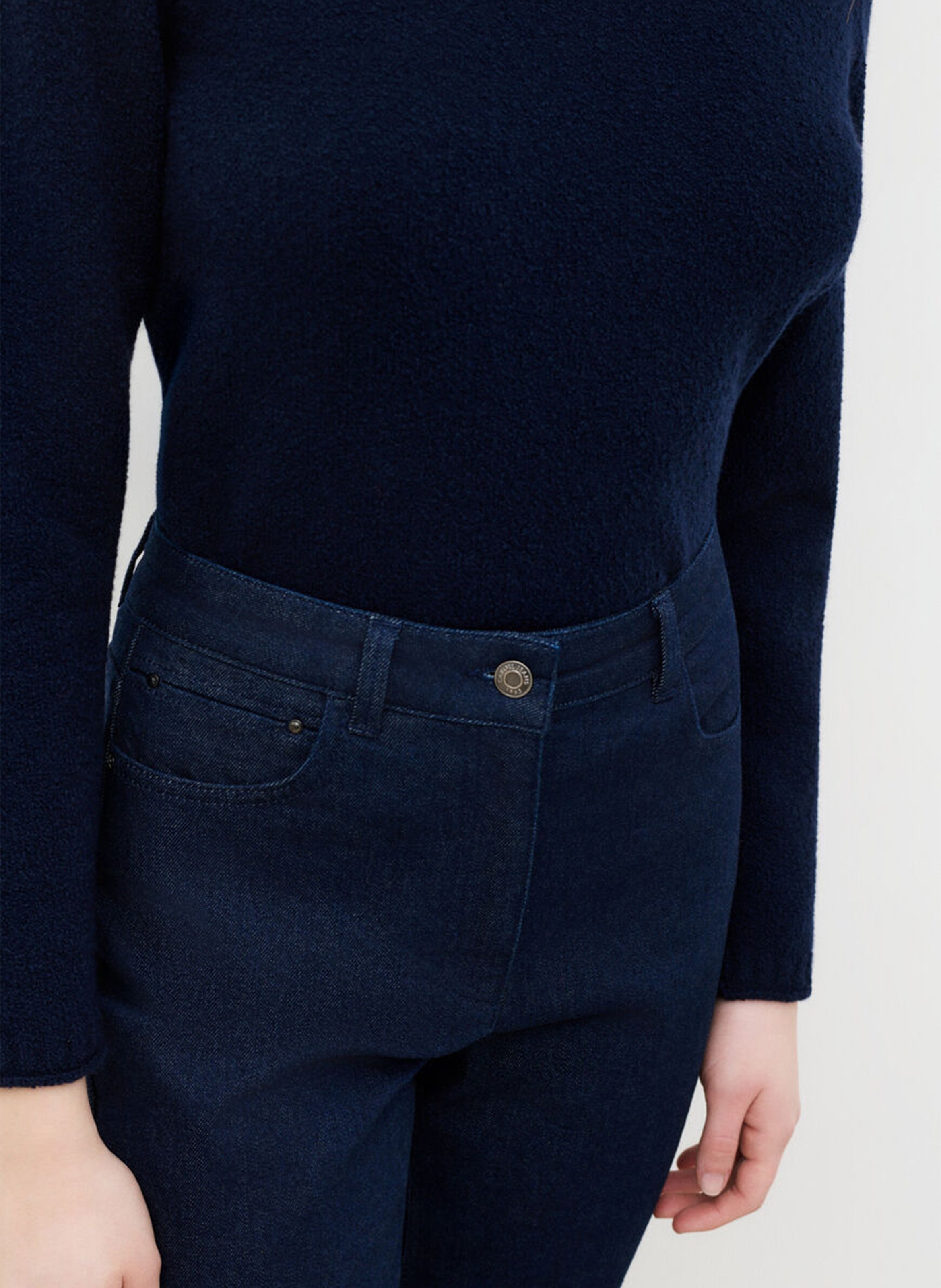 Schmale Jeans aus Baumwollmischung CAROLL Blau