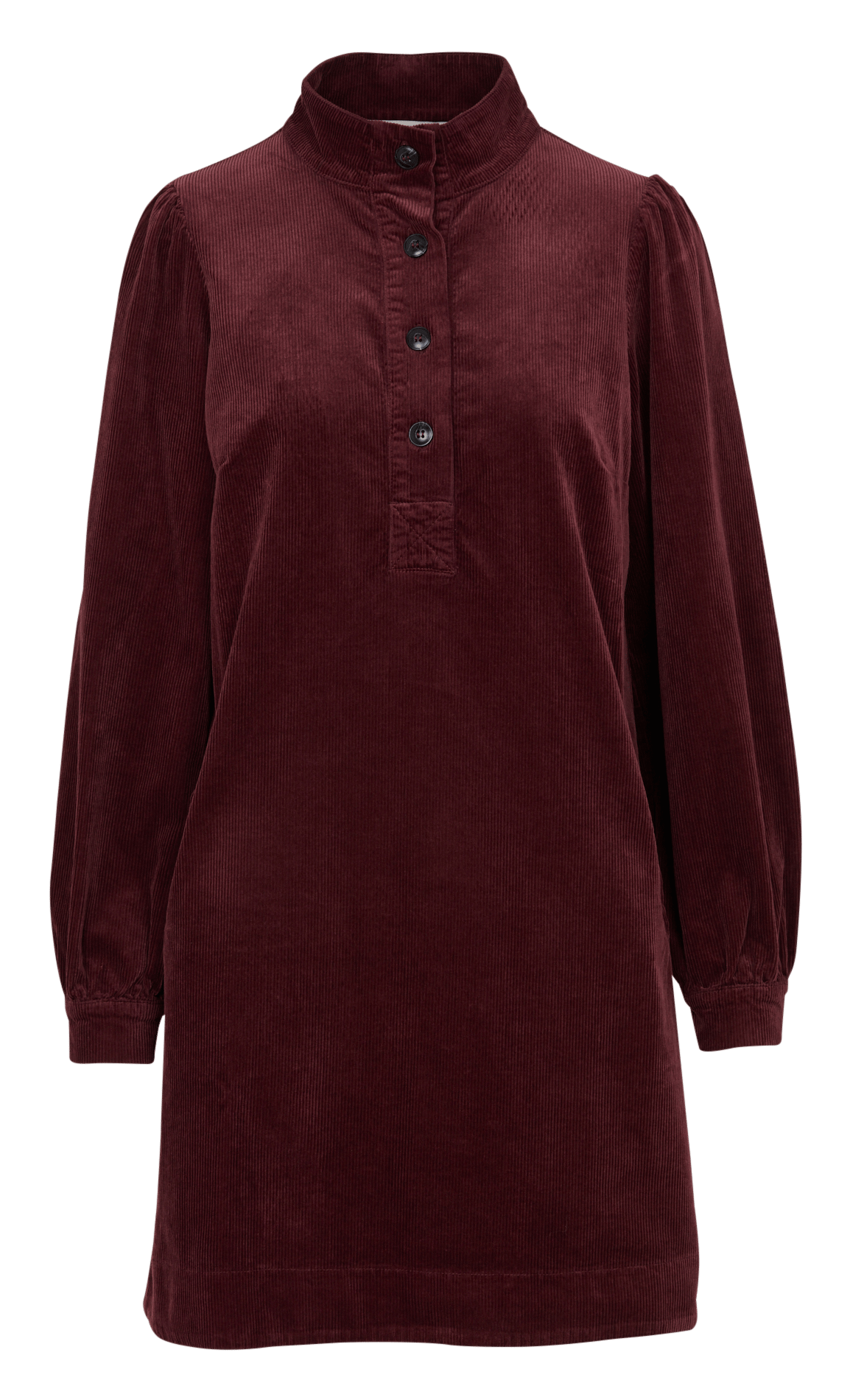 Korte gerende jurk met tunesische hals LA FEE MARABOUTEE