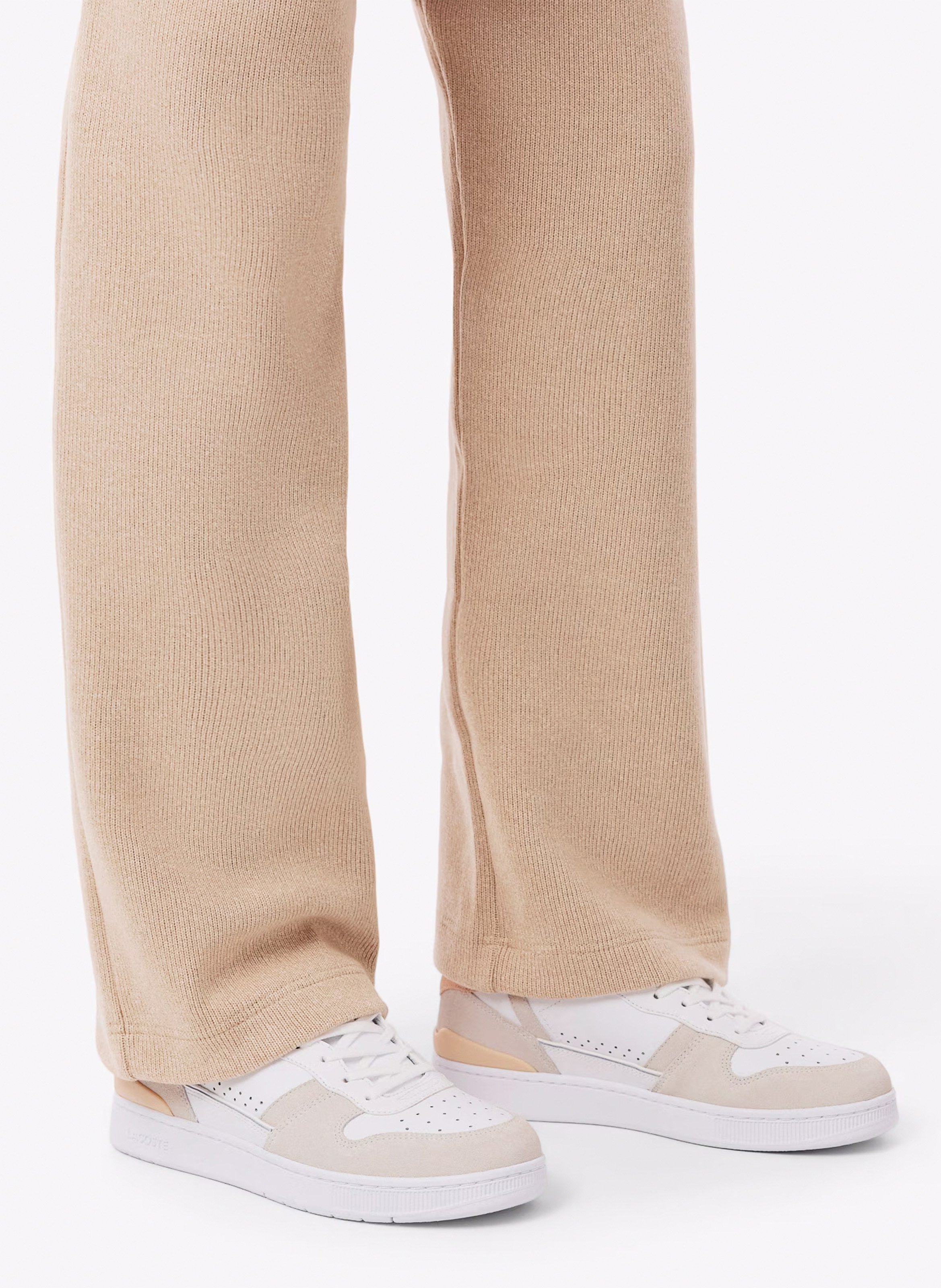 Baskets basses en cuir LACOSTE Blanc