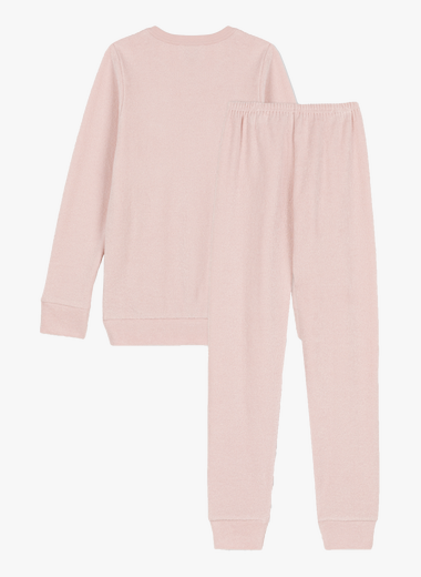 Petit Bateau Pyjama Cœur Petite Fille/Petit Garçon en Molleton 2 Ans :  : Mode