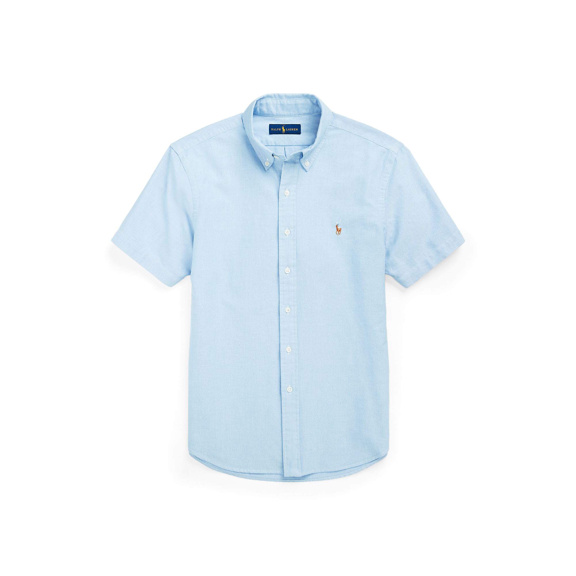 Slim-fit, katoenen overhemd met Amerikaanse kraag POLO RALPH LAUREN Blauw