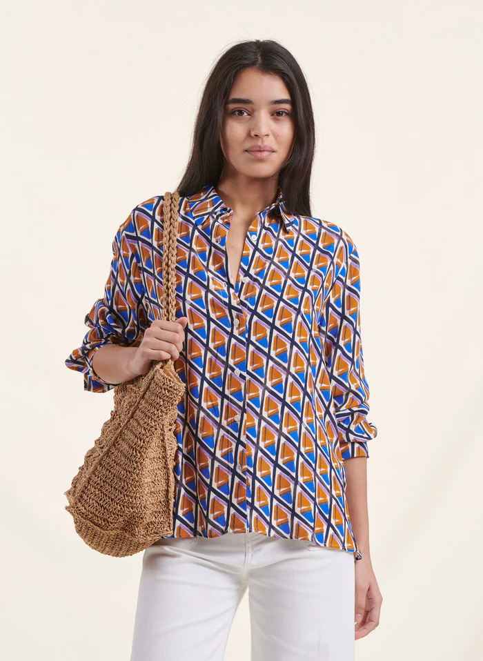 Chemise Longue Bleue La Fée Maraboutée - Taille 3 - Occasion Très Bon état
