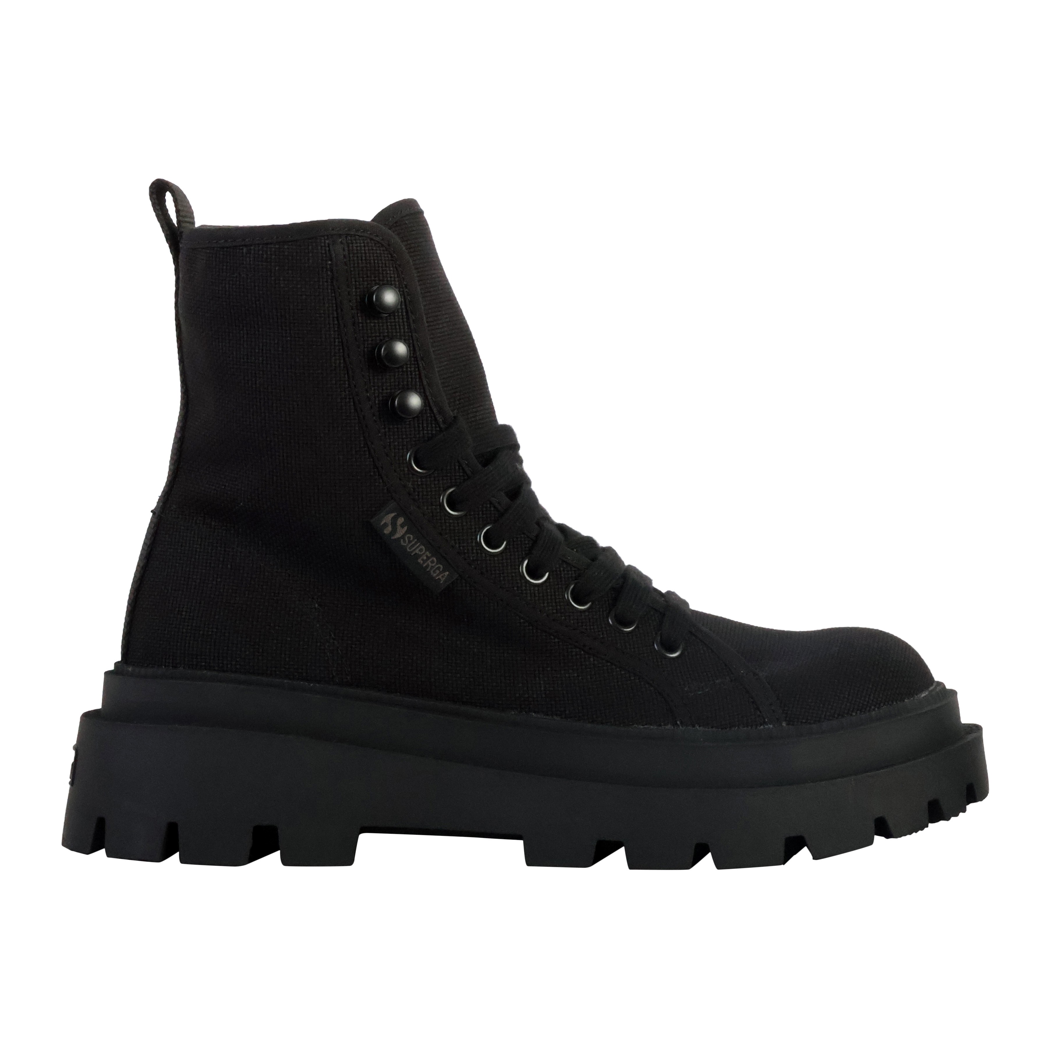 Superga Alpina Apex High Vegan lace-up bootie SUPERGA Black