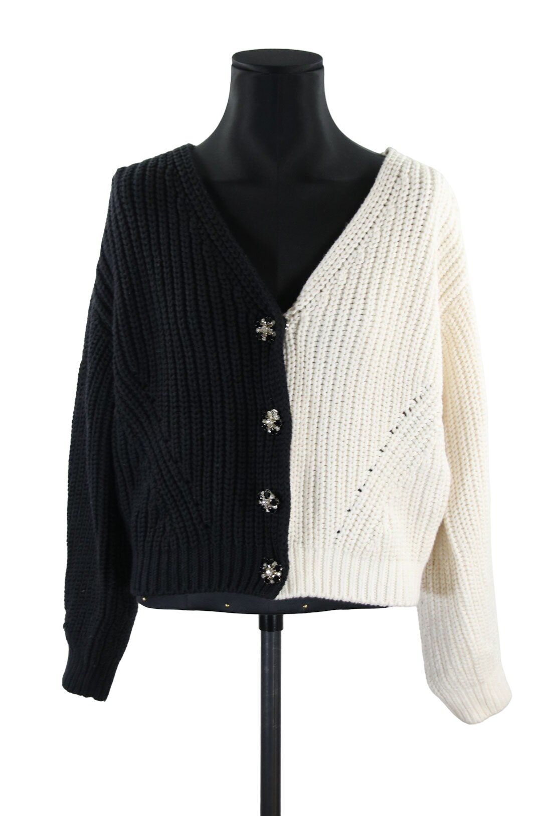 Monochrome cotton jacket SELF PORTRAIT - Seconde Main White