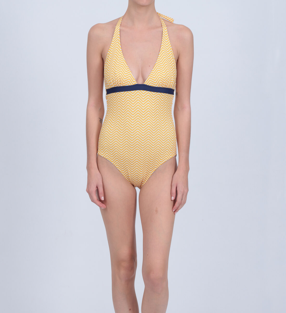 One-piece swimsuit - olympe GILI'S Yellow