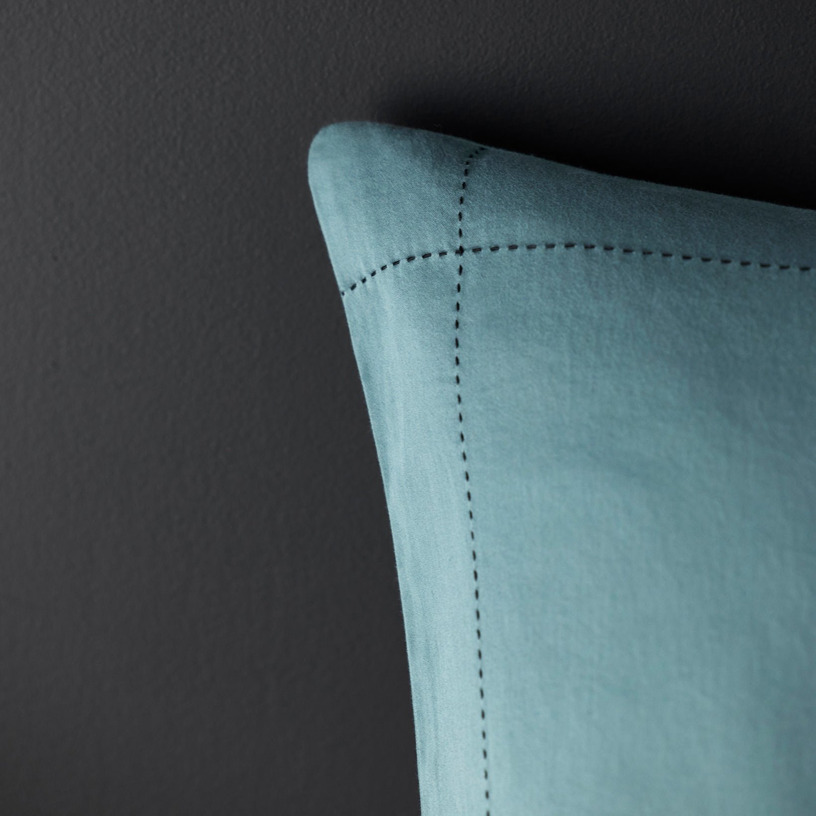 Set of 2 cotton pillowcases MADURA Green