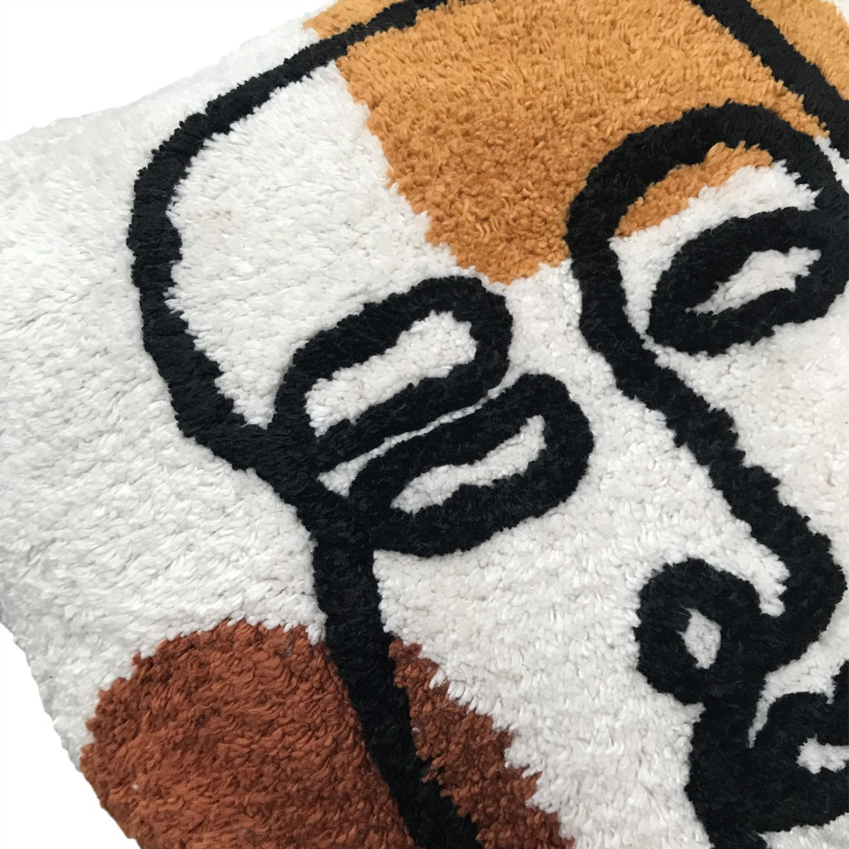 Tufted cotton cushion TODAY LINGE DE MAISON White