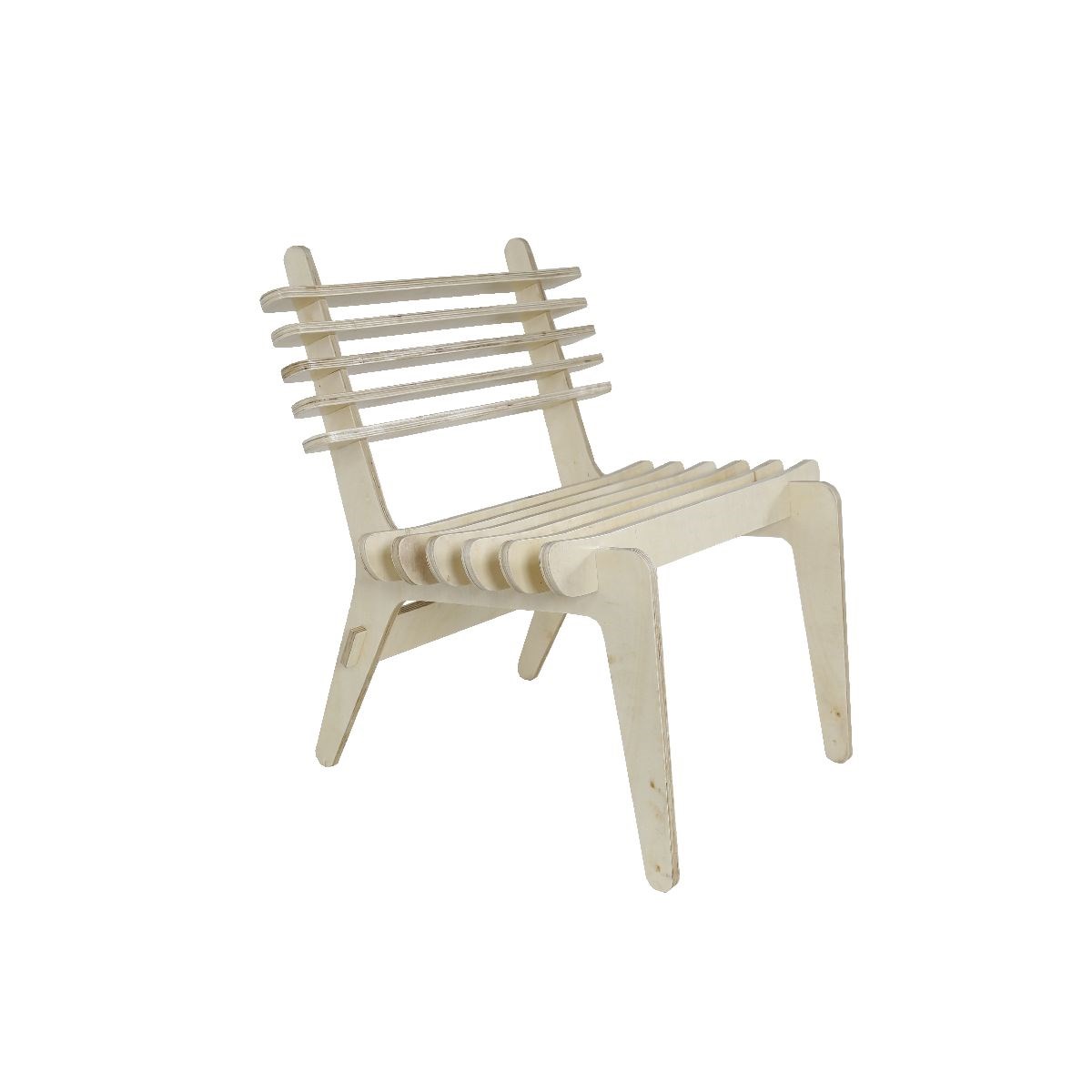 Japandi plywood armchair FACTORY Beige