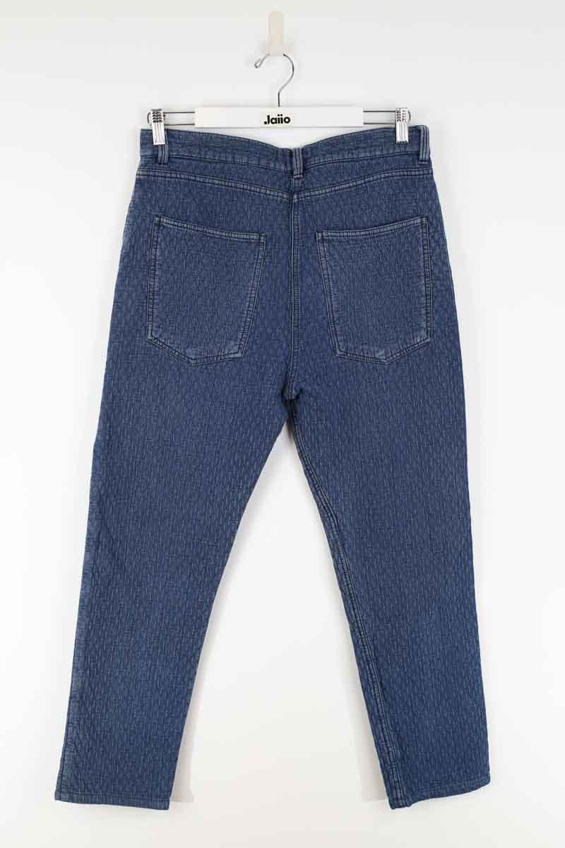 Slim cotton trousers ISABEL MARANT ÉTOILE - SECONDE MAIN Blue