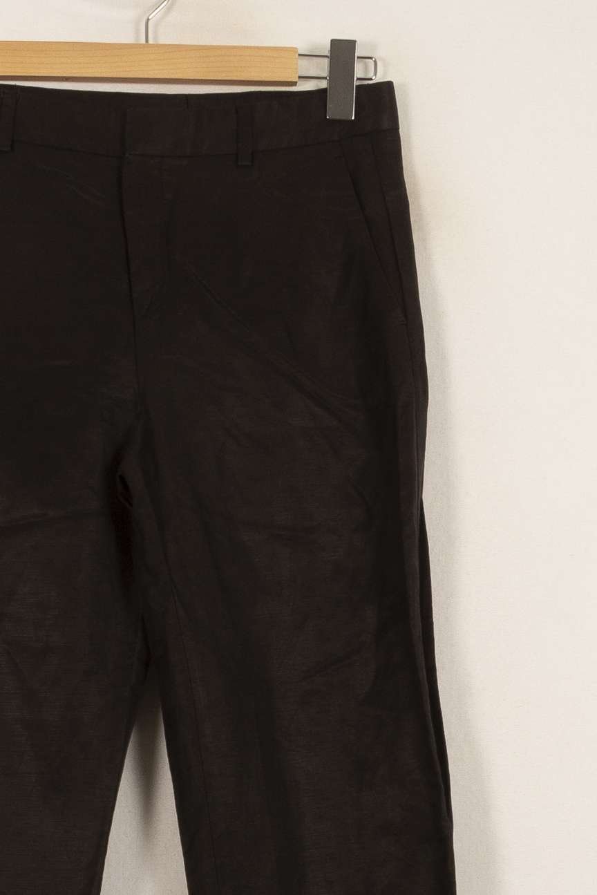 Cropped slim jeans with studs CHLOE STORA - SECONDE MAIN Black