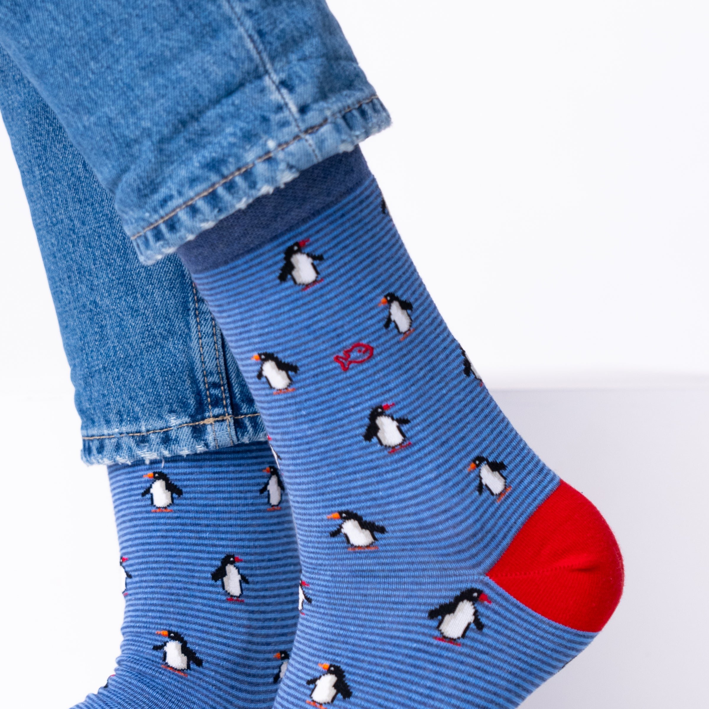 Combed Cotton Animal Socks BILLYBELT Blue