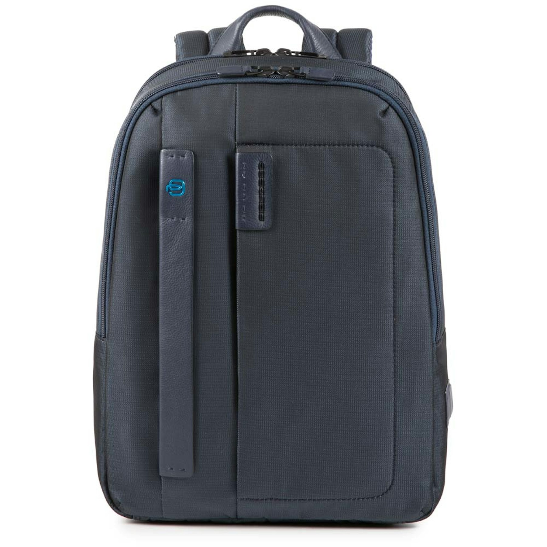 Leather and fabric backpack PIQUADRO