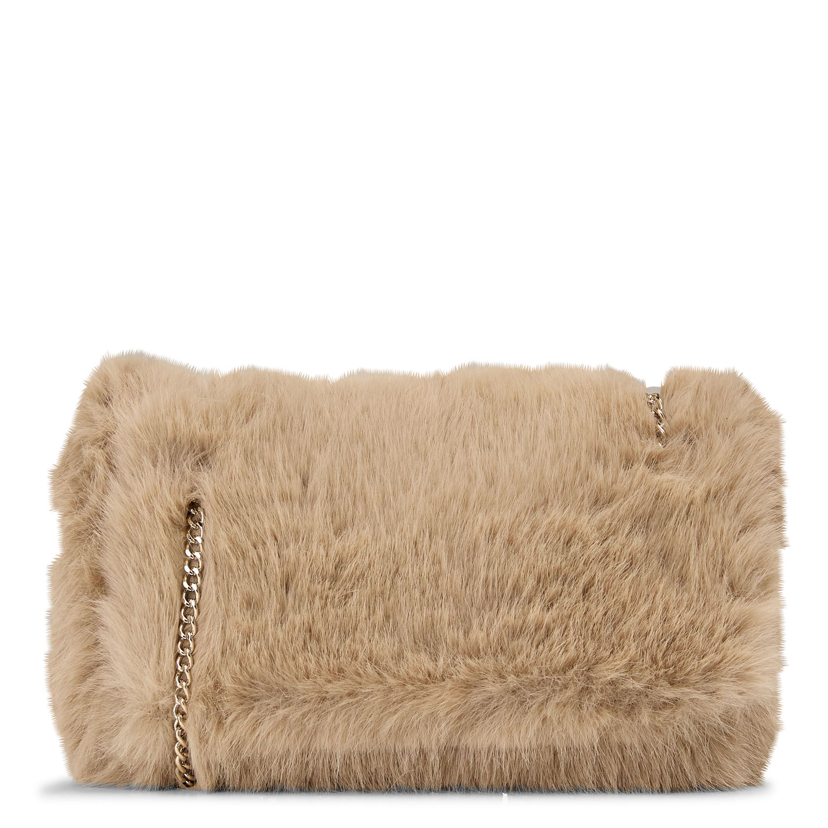 Schoudertas met bonteffect AU PRINTEMPS PARIS Beige