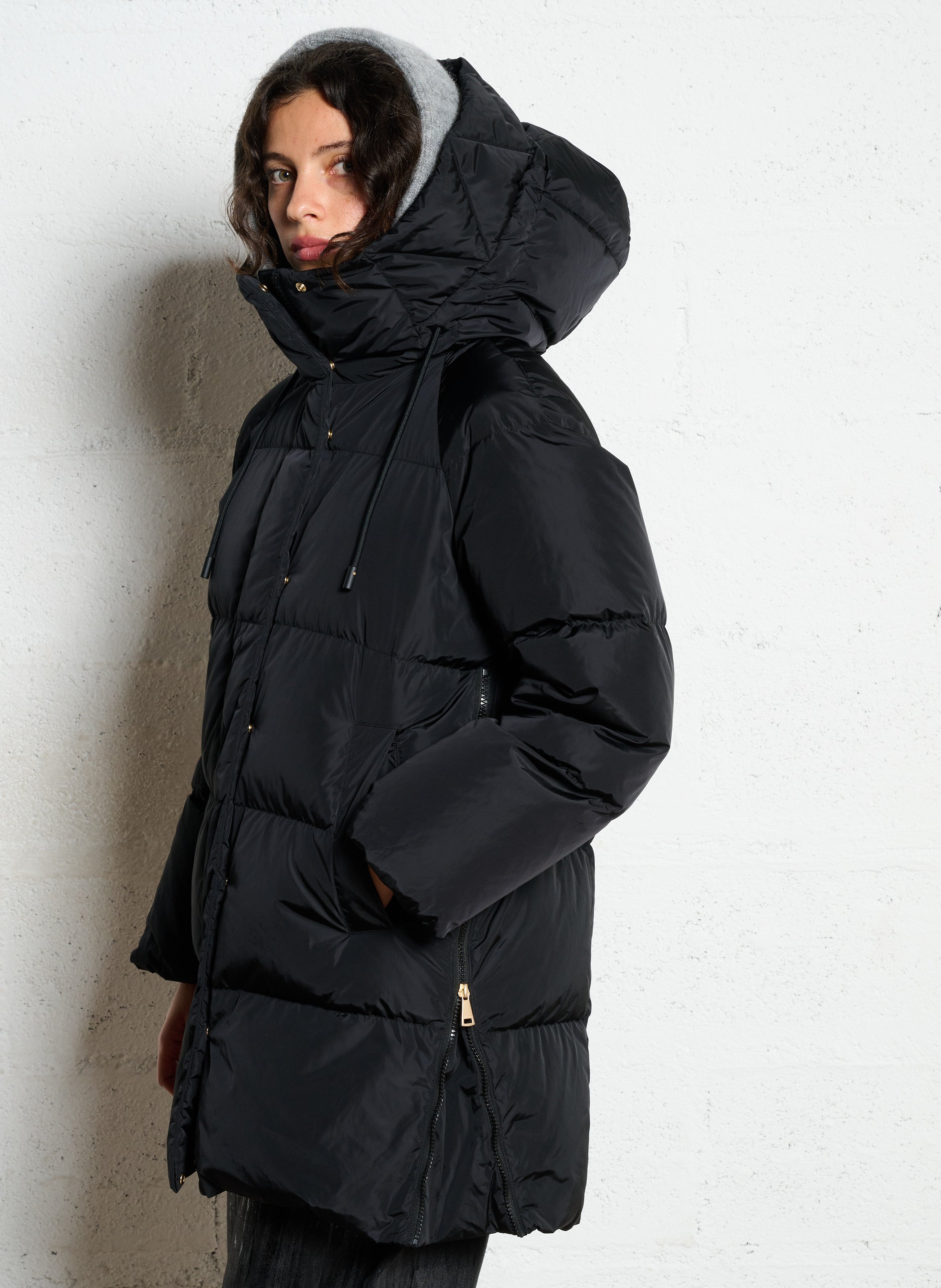 Doudoune col montant  MAX MARA WEEK END Noir