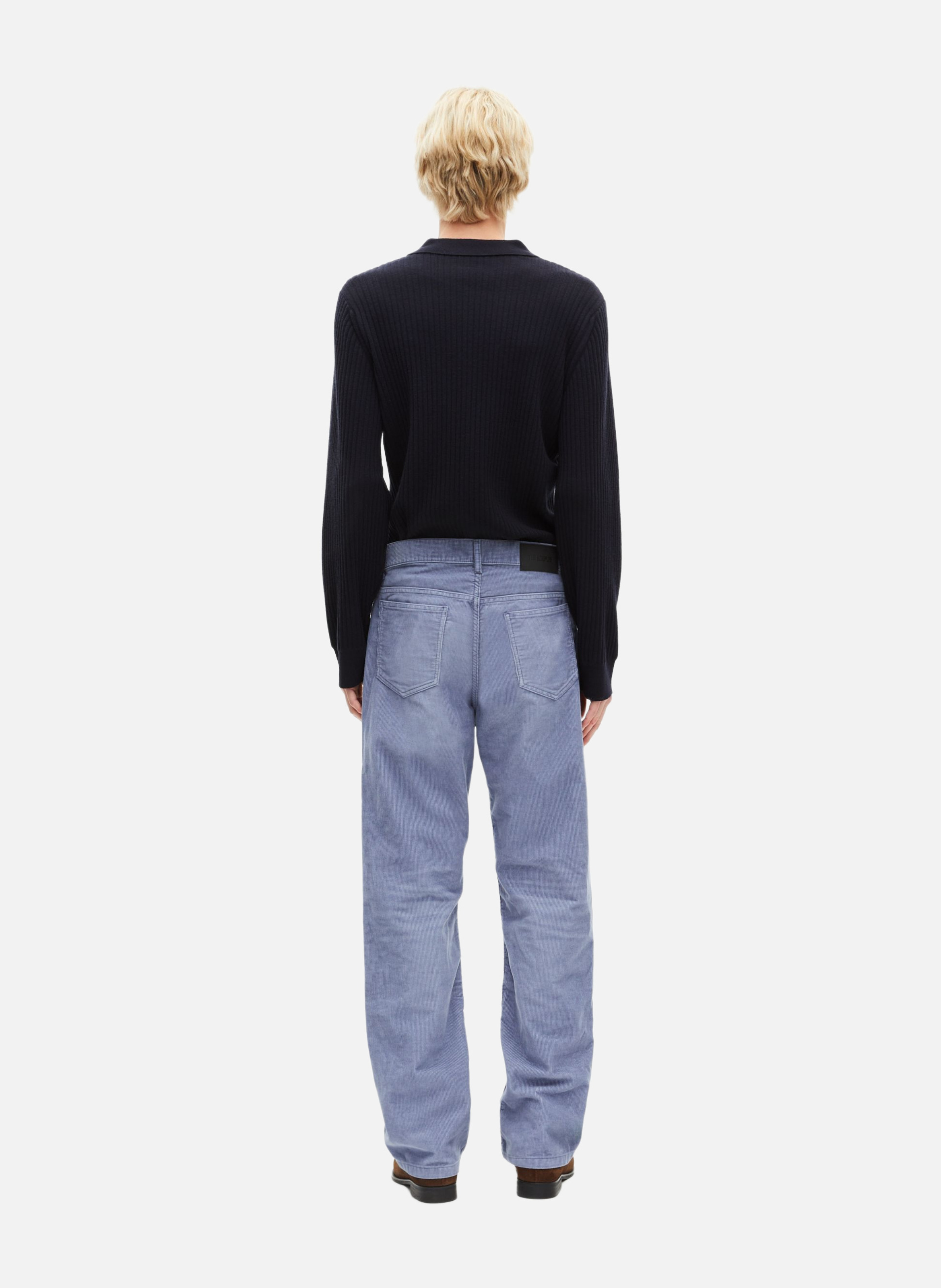 Straight corduroy jeans THE KOOPLES Blue