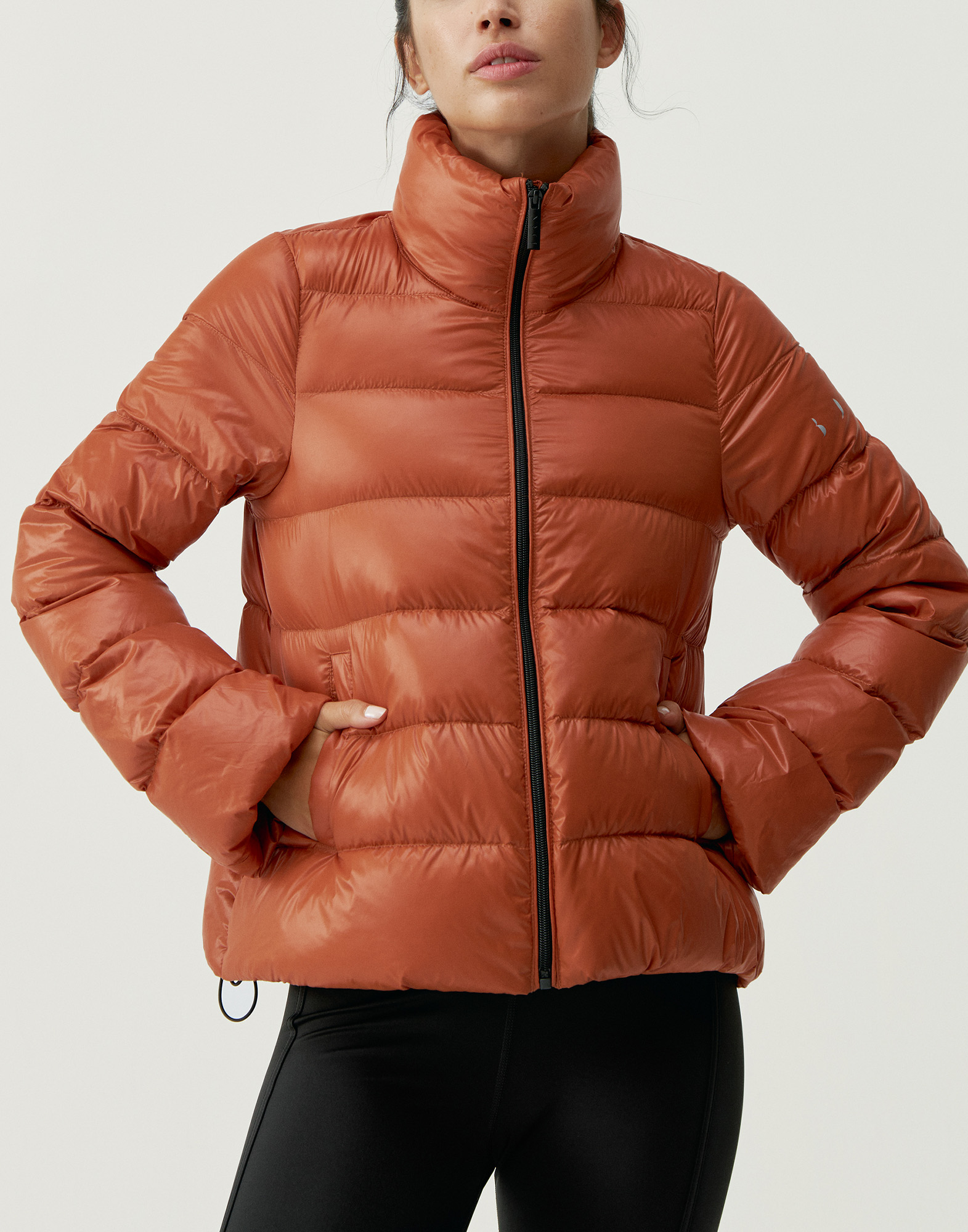 Zip-up sport performance athleisure jacket HACK 2.0 BORN LIVING YOGA Orange