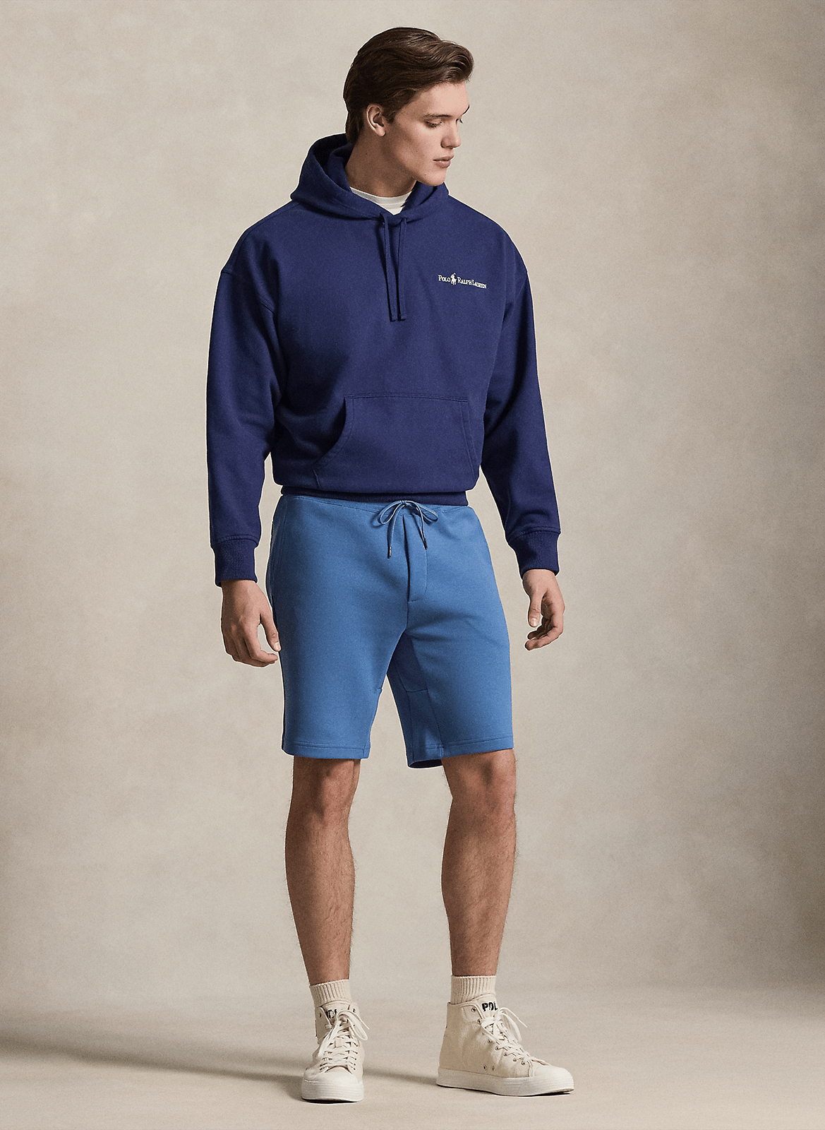 Recht short - katoenblend POLO RALPH LAUREN Blauw
