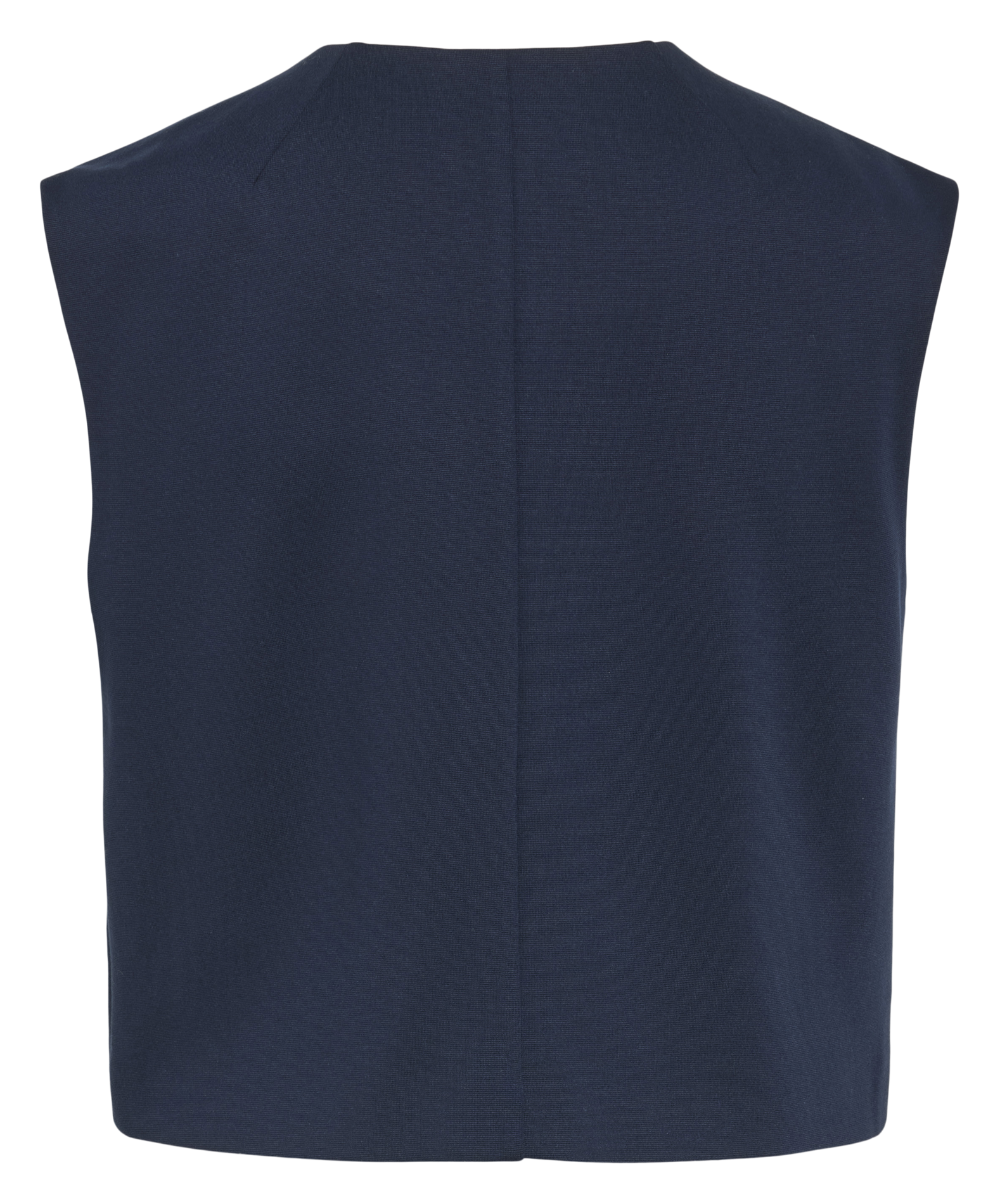 Top court col rond VILA Bleu