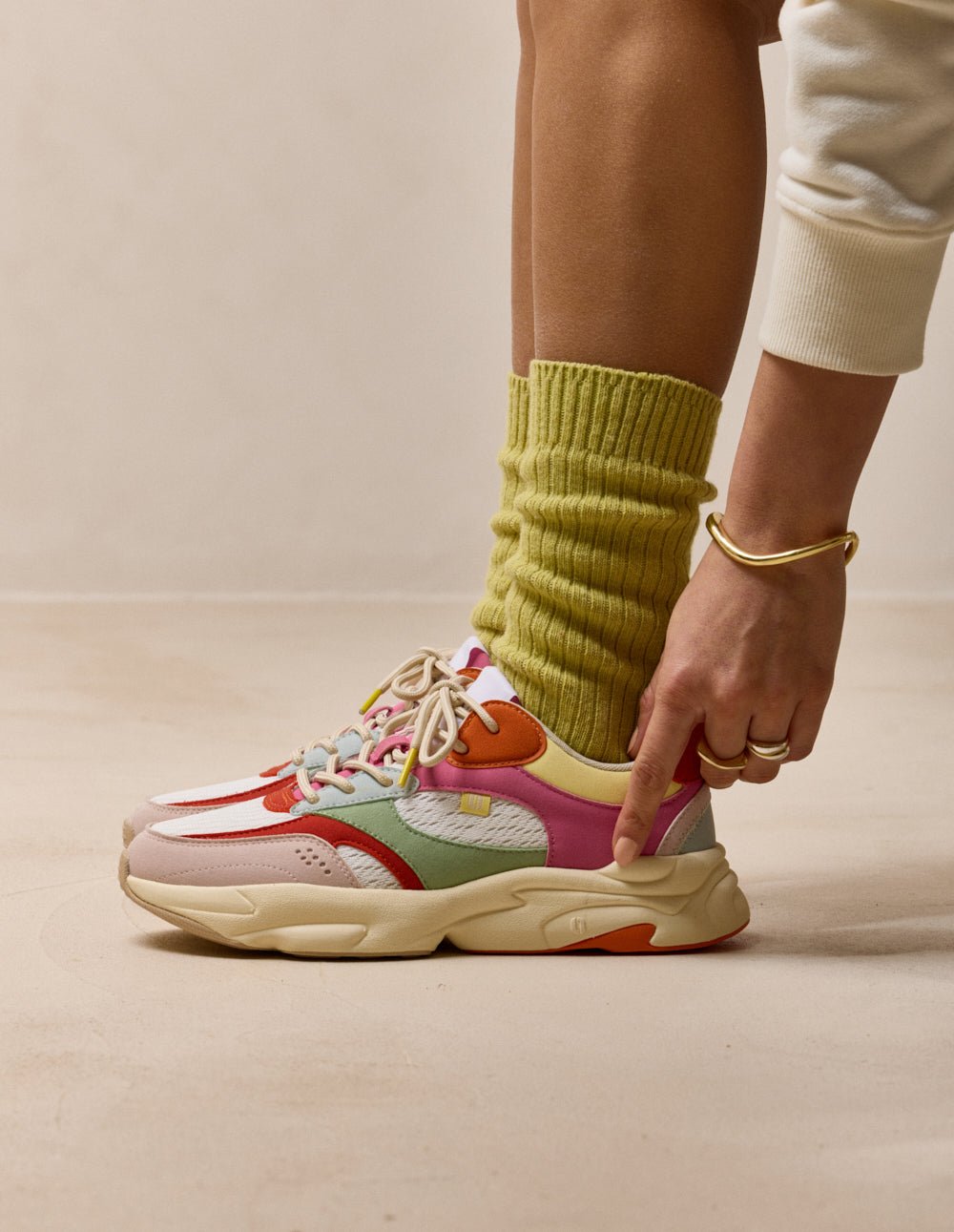 Baskets basses ODAJE Beige