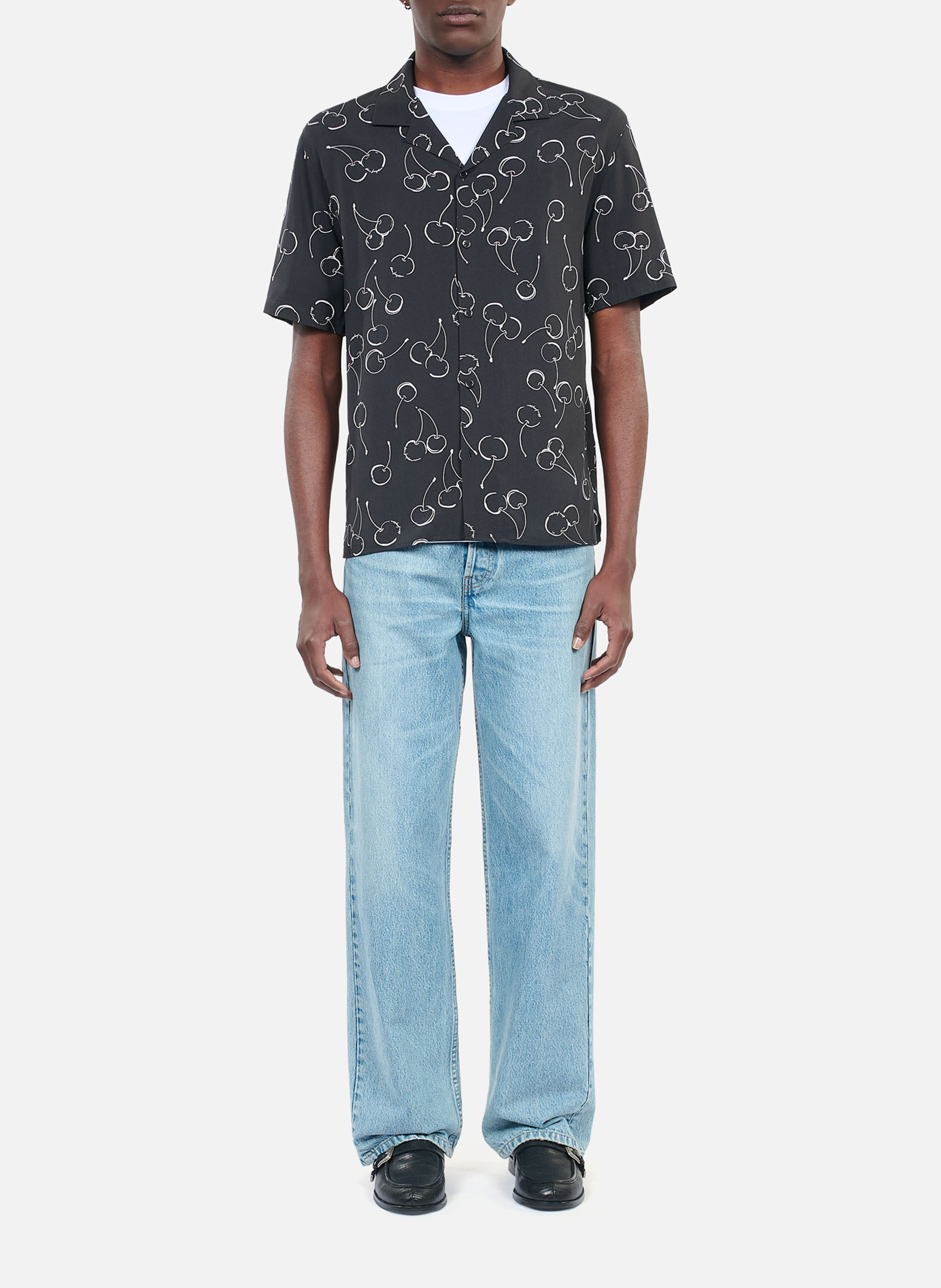 Printed short-sleeved shirt THE KOOPLES Black