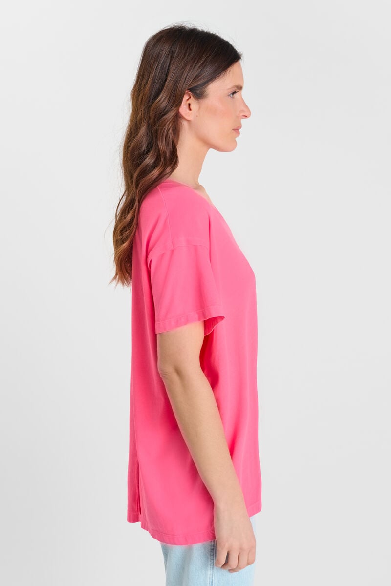 Tommy Badge T-shirt LE TEMPS DES CERISES Pink