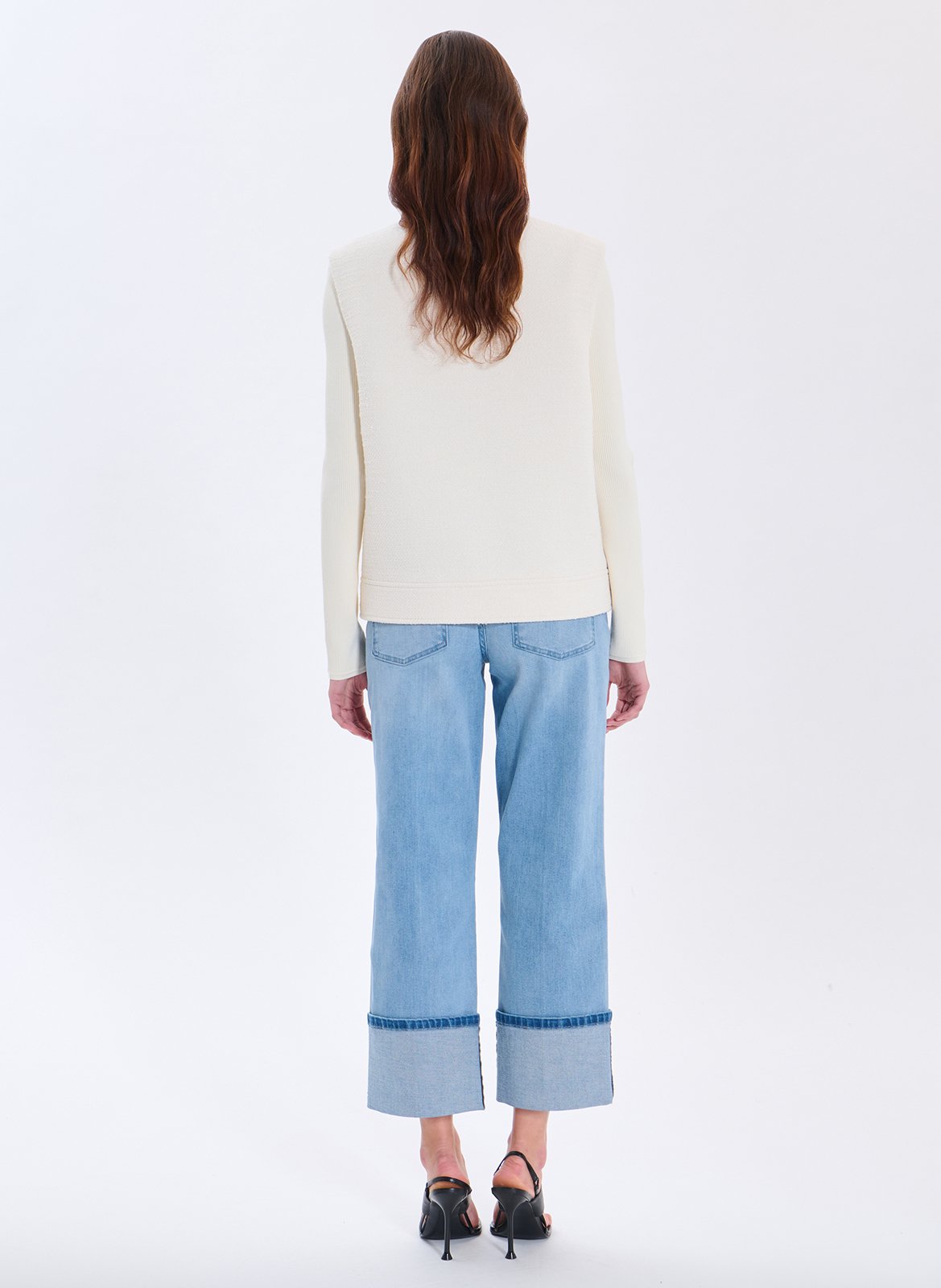 High-neck jacket ZAPA White
