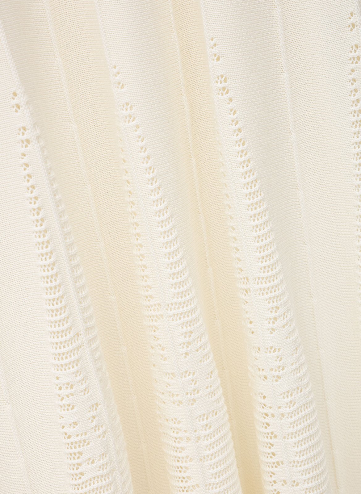 Jupe longue évasée à détails ajourés BA&SH Beige