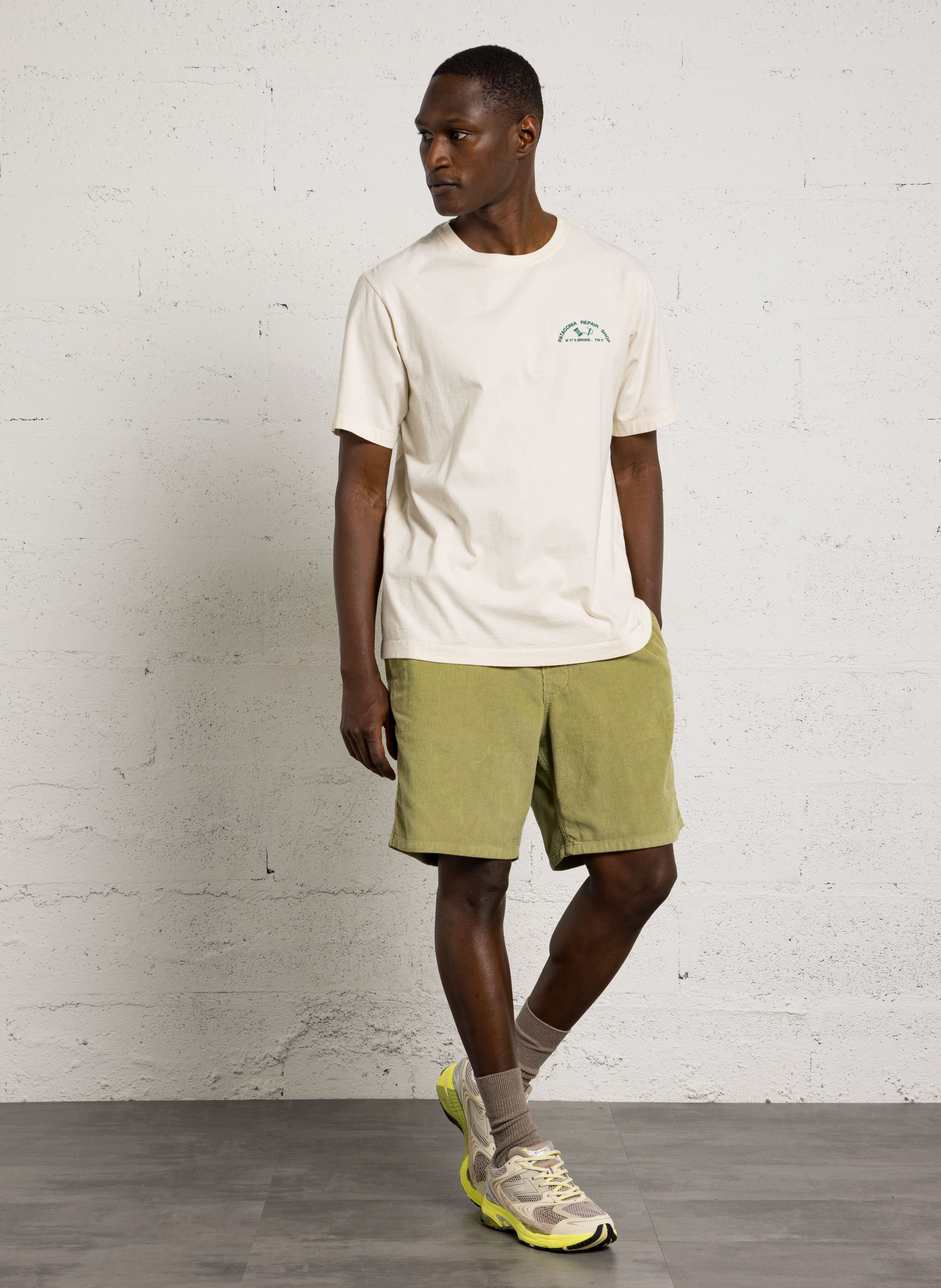 Rundhals-T-Shirt aus Bio-Baumwolle PATAGONIA Beige