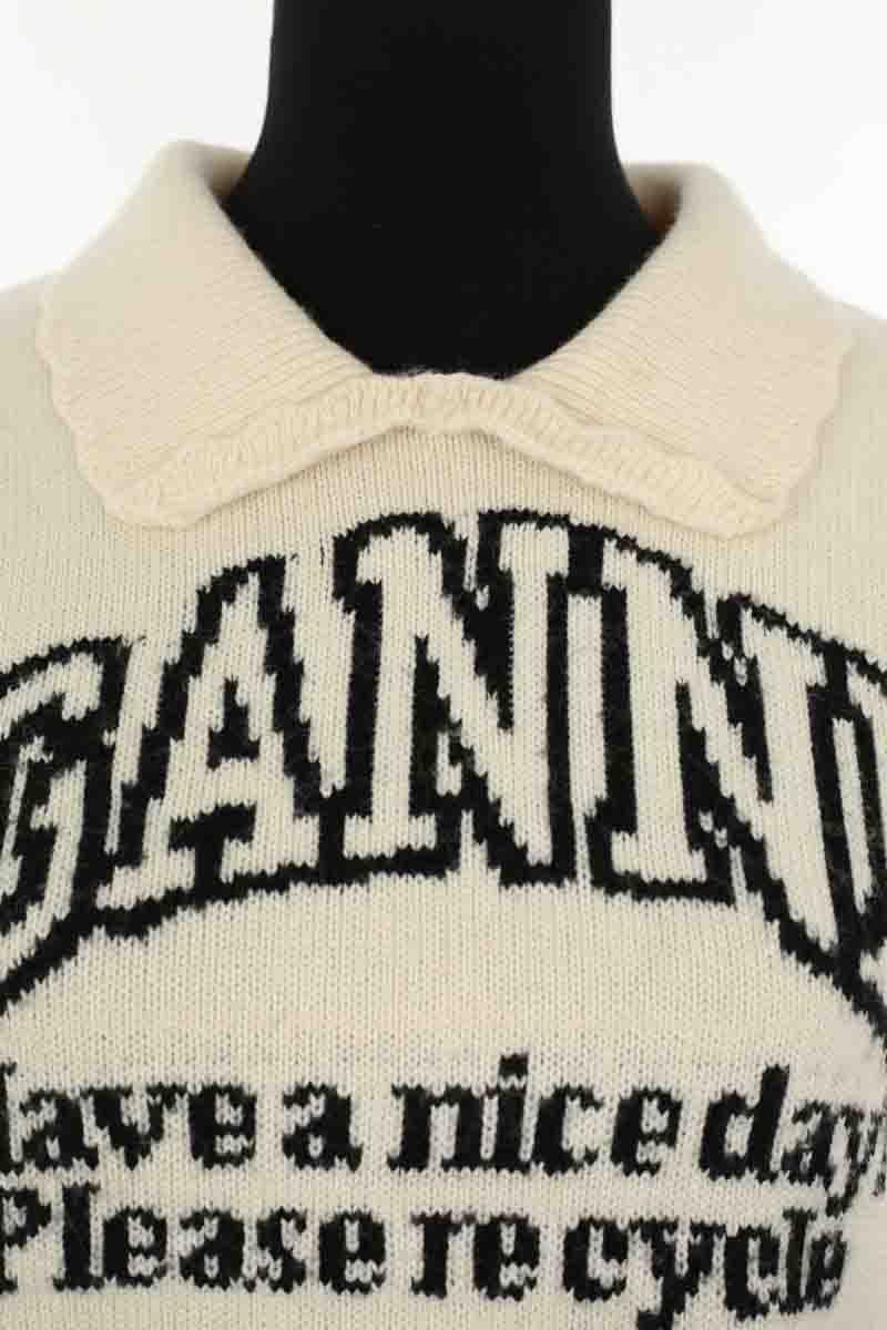 Sweater GANNI - Seconde Main Beige