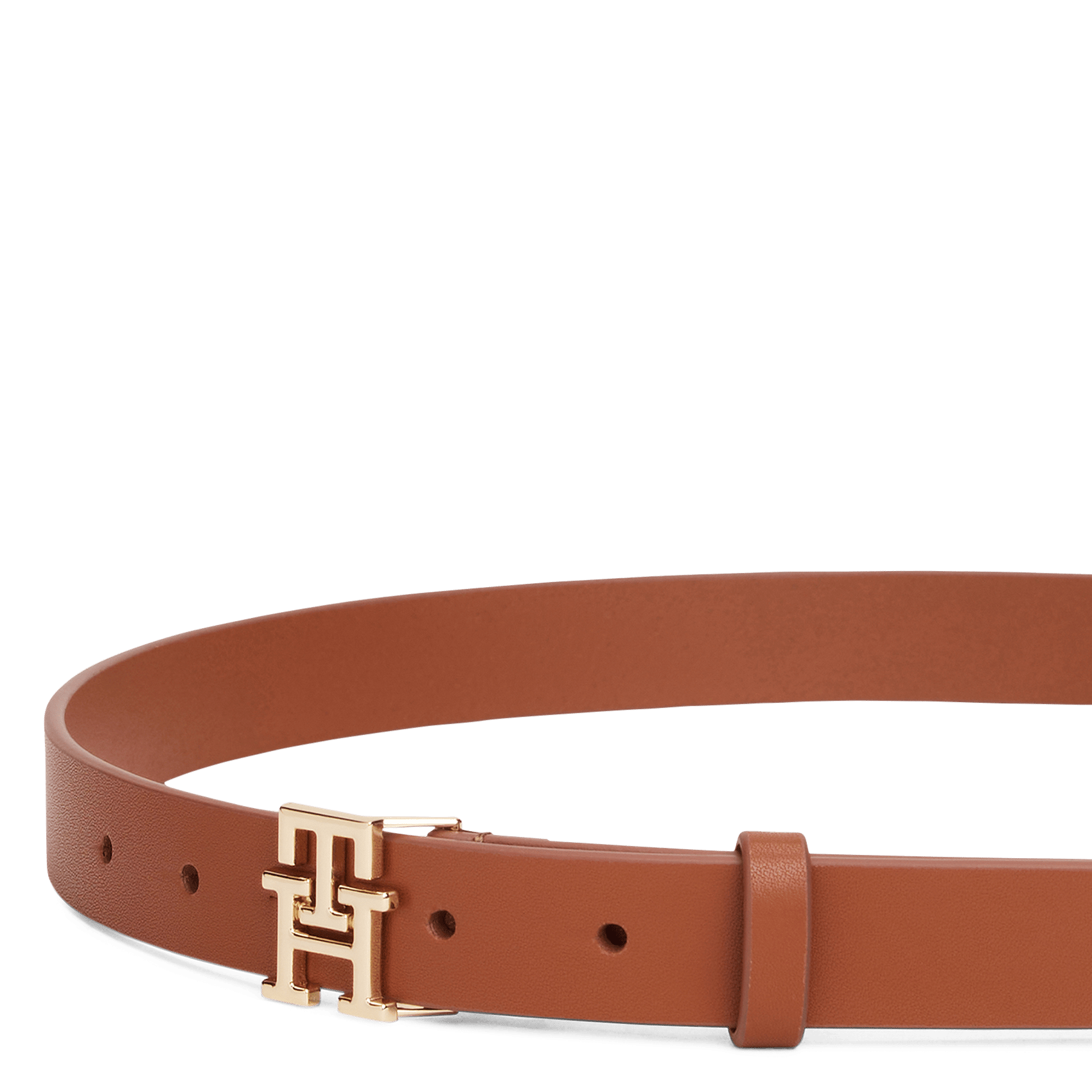 Leren ceintuur TOMMY HILFIGER Bruin