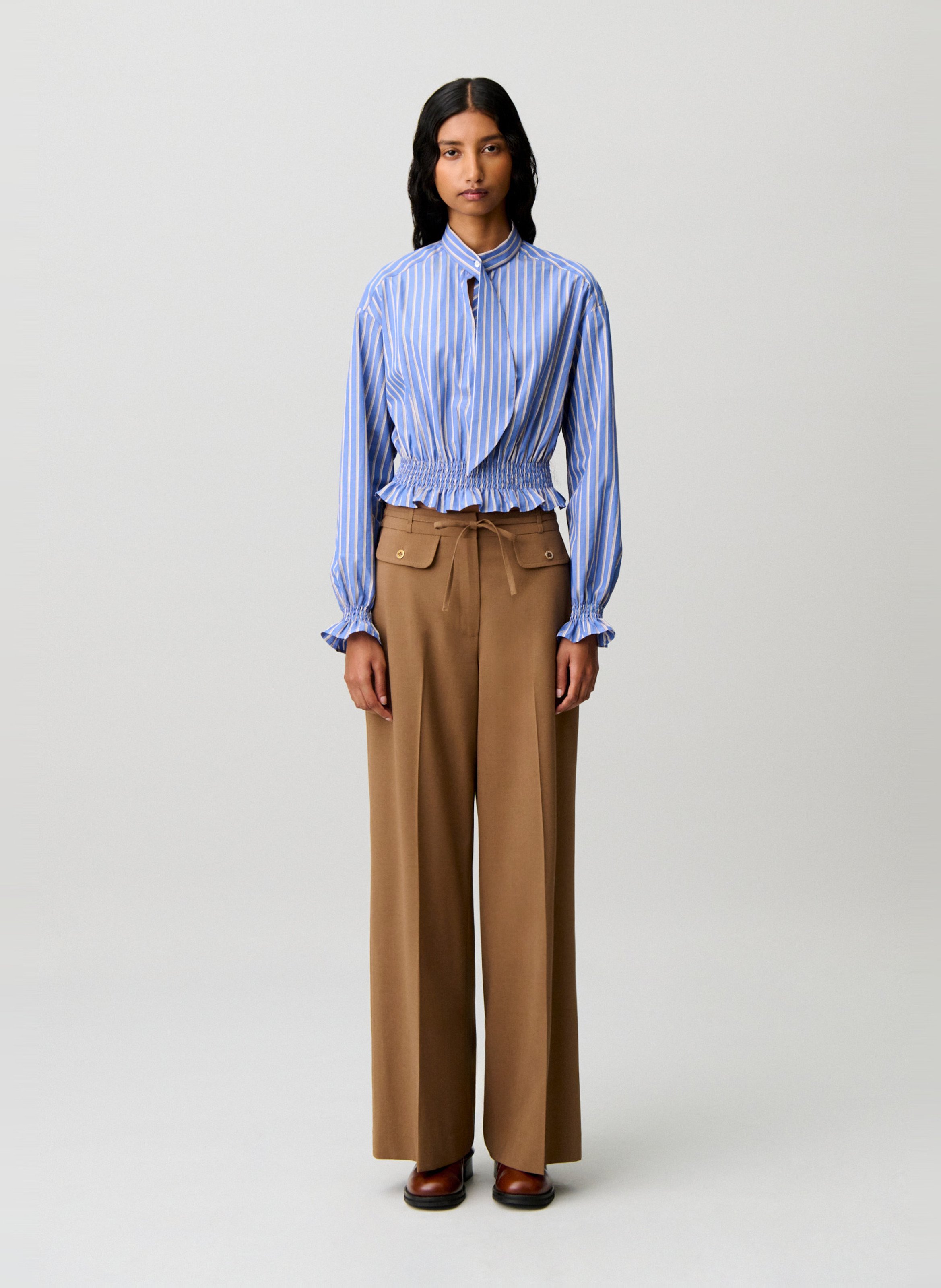 Top court en coton CLAUDIE PIERLOT Multicolore