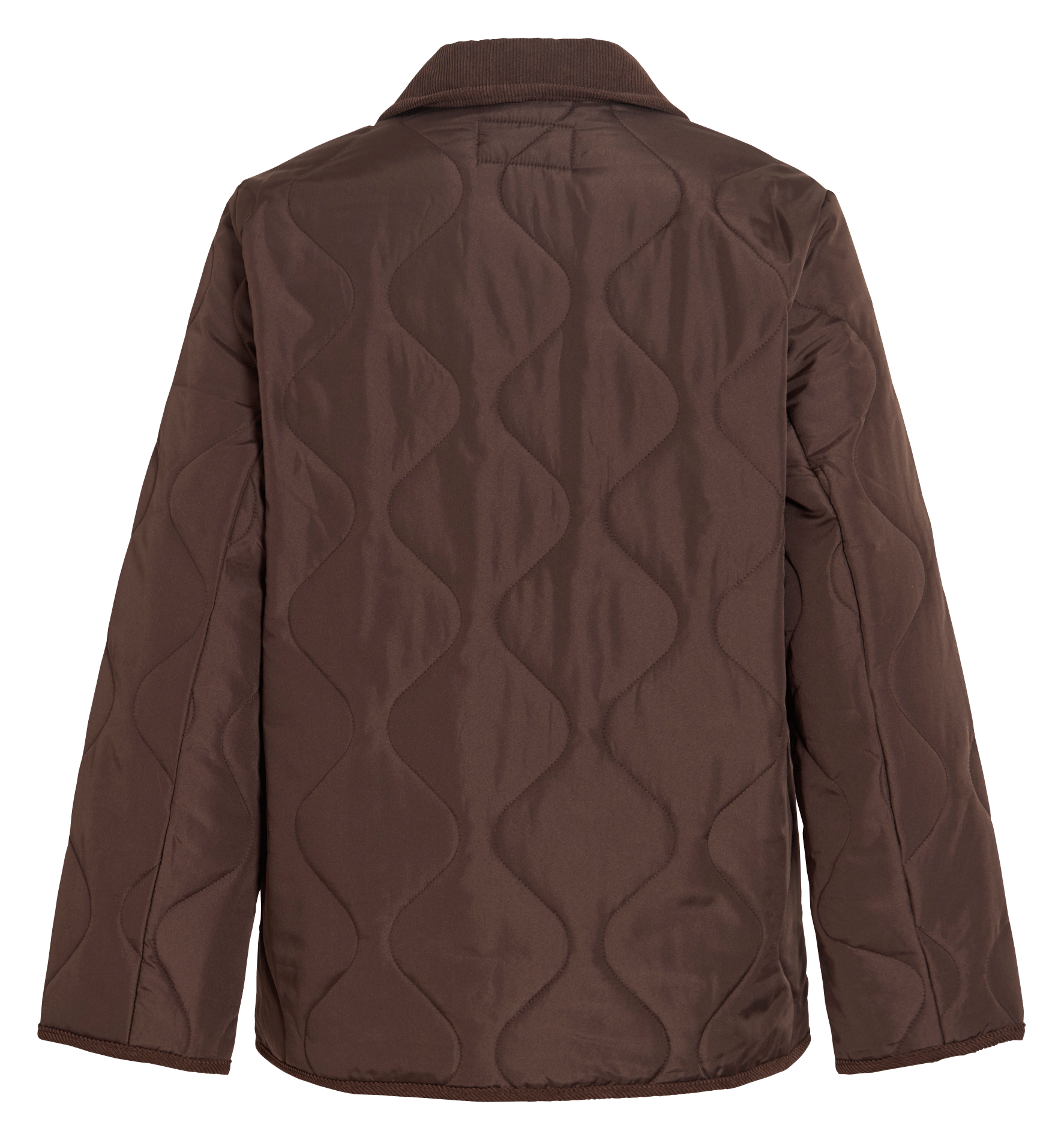 Veste droite matelassée unie VILA Marron