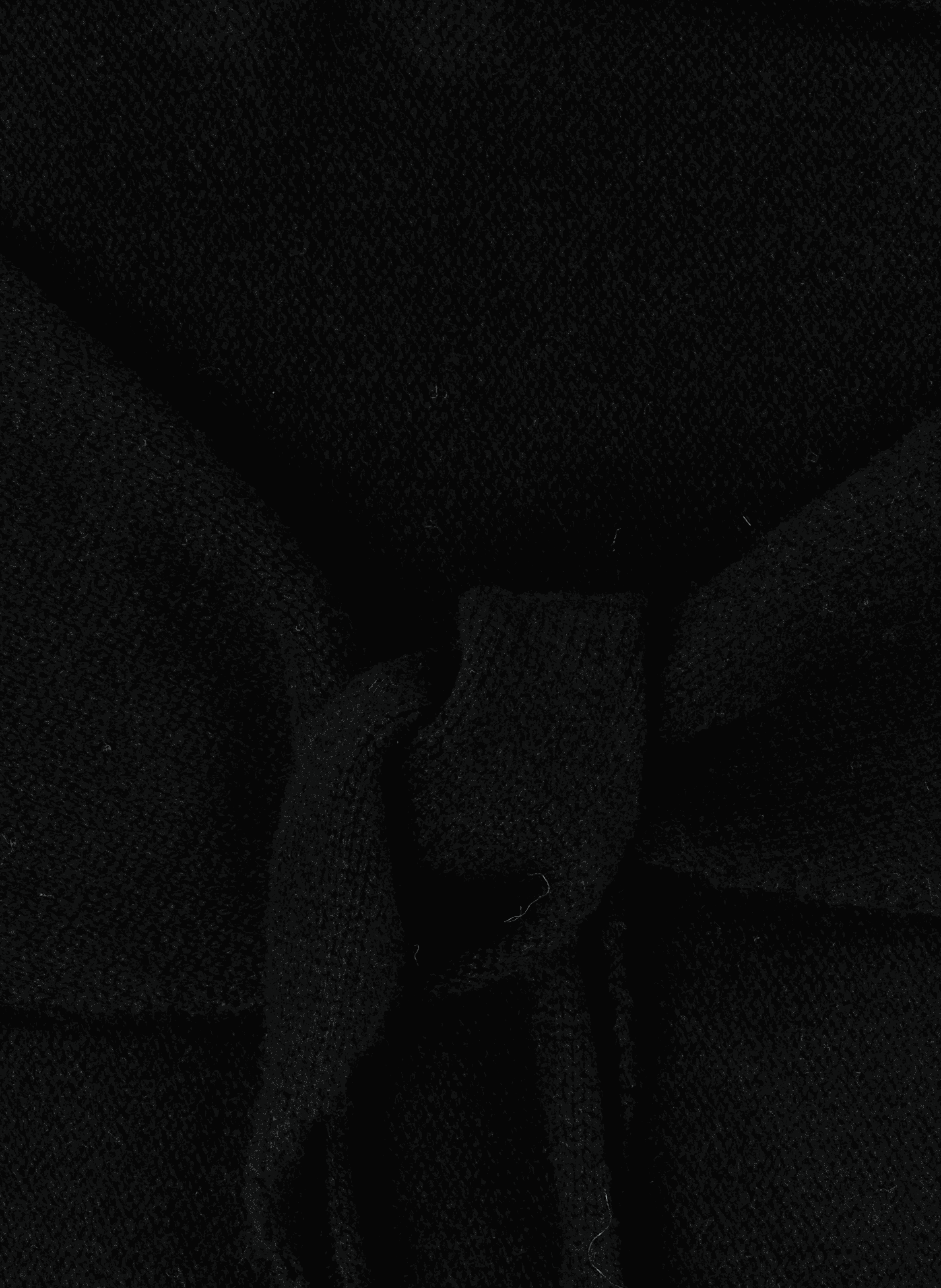 Knitted scarf SAISON 1865 Black