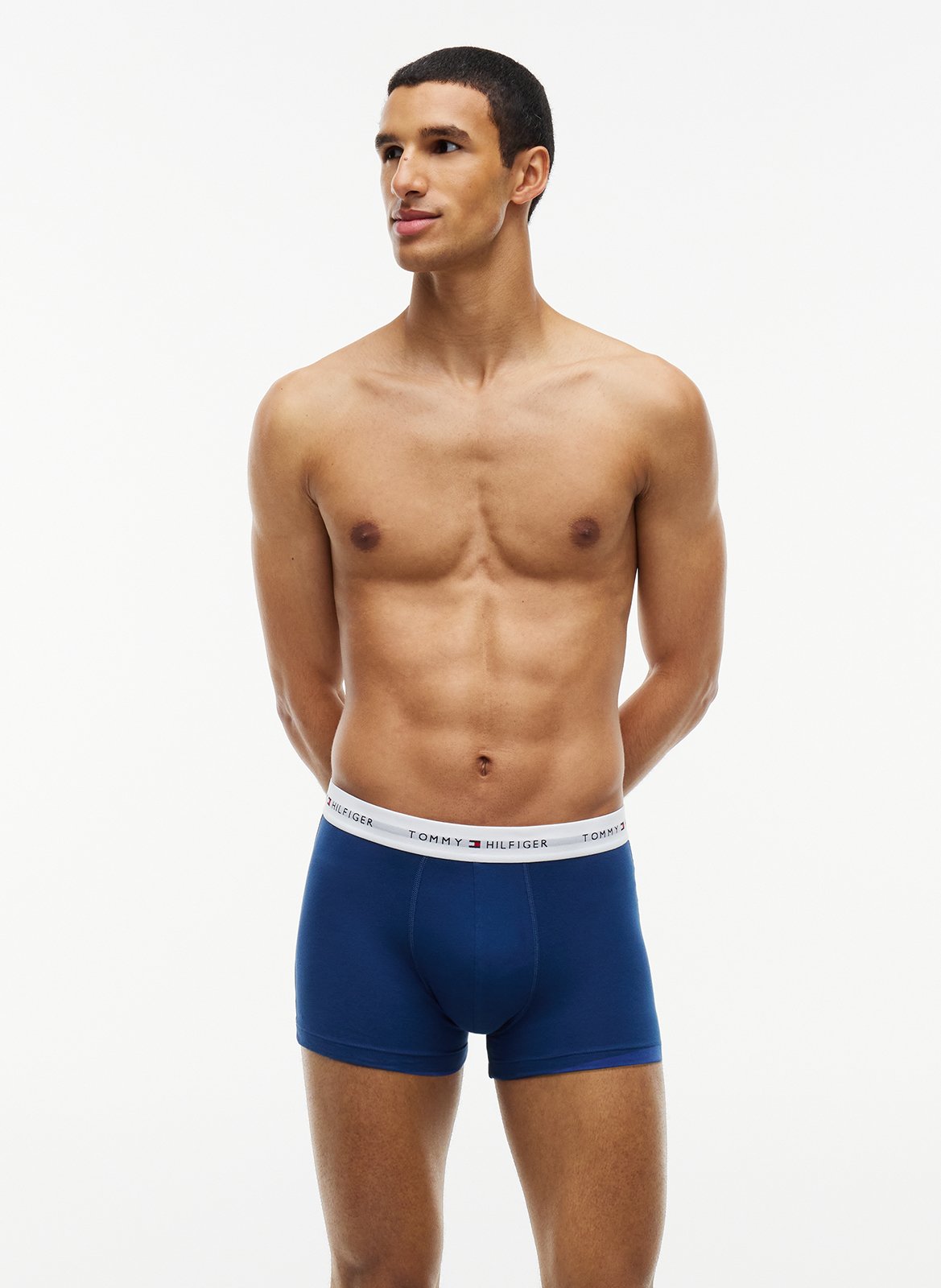 Pack of three cotton-blend boxers TOMMY HILFIGER Red