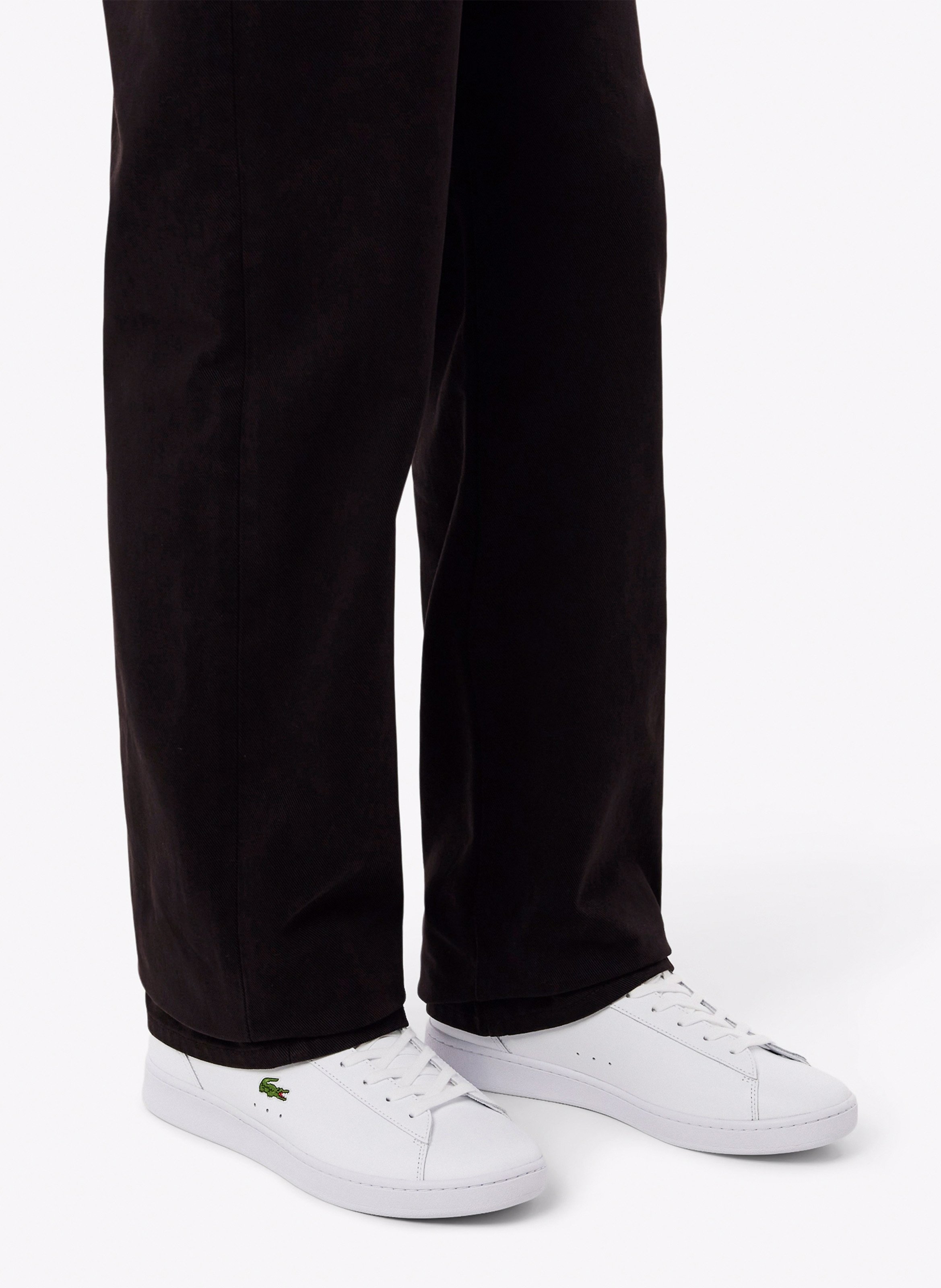 Baskets basses en cuir LACOSTE Blanc