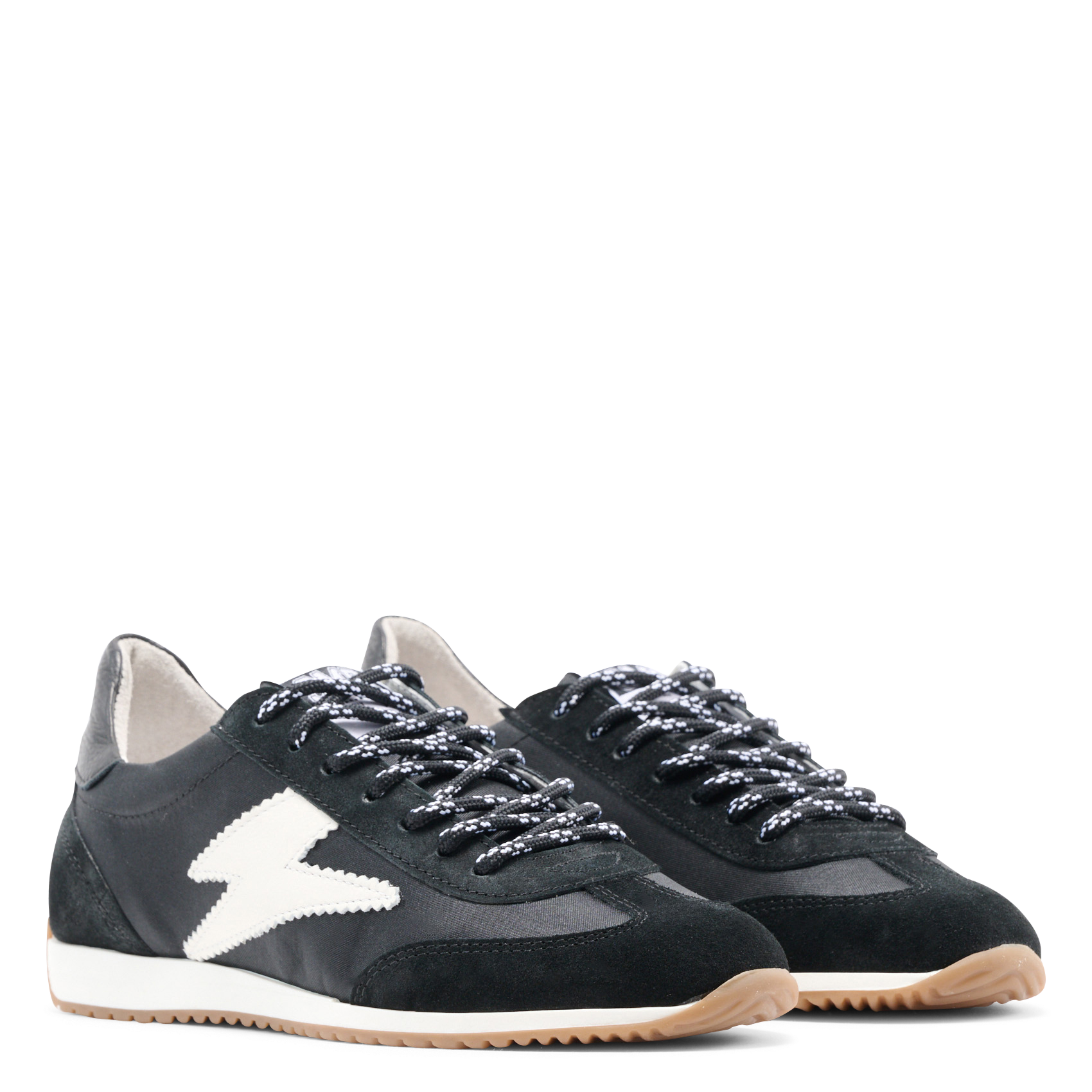 Lage sneakers met vetersluiting SEMERDJIAN - SMR Zwart