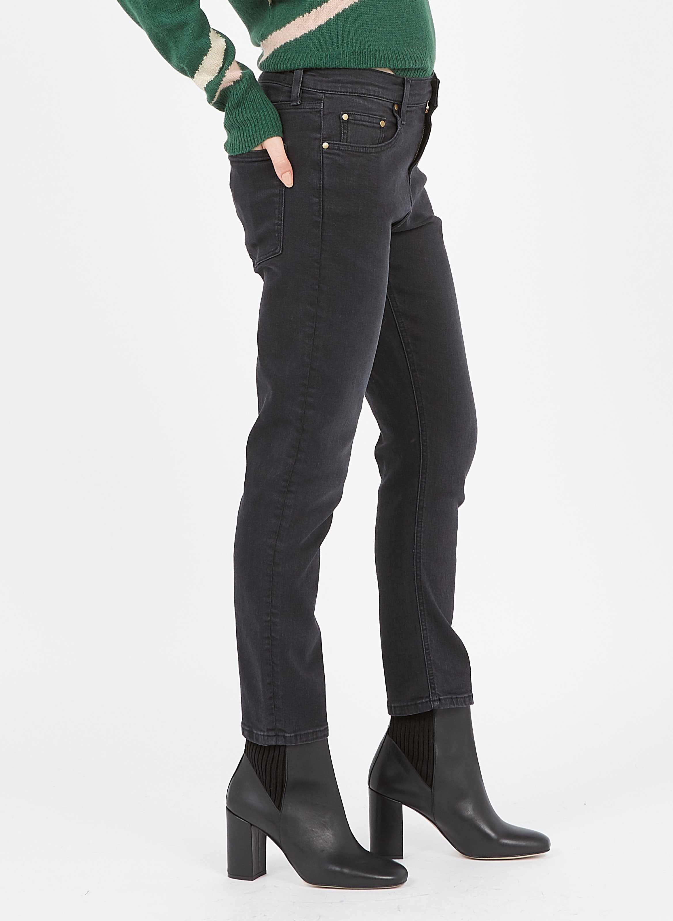 Rechte 5-pocketjeans ACQUAVERDE Zwart