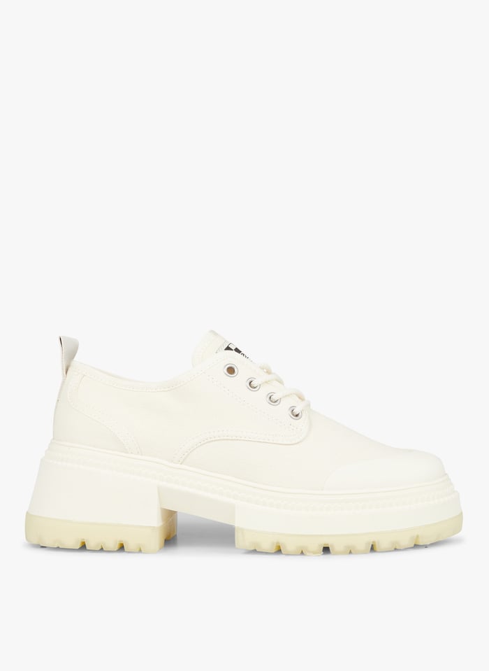 Derbies en top toile femme