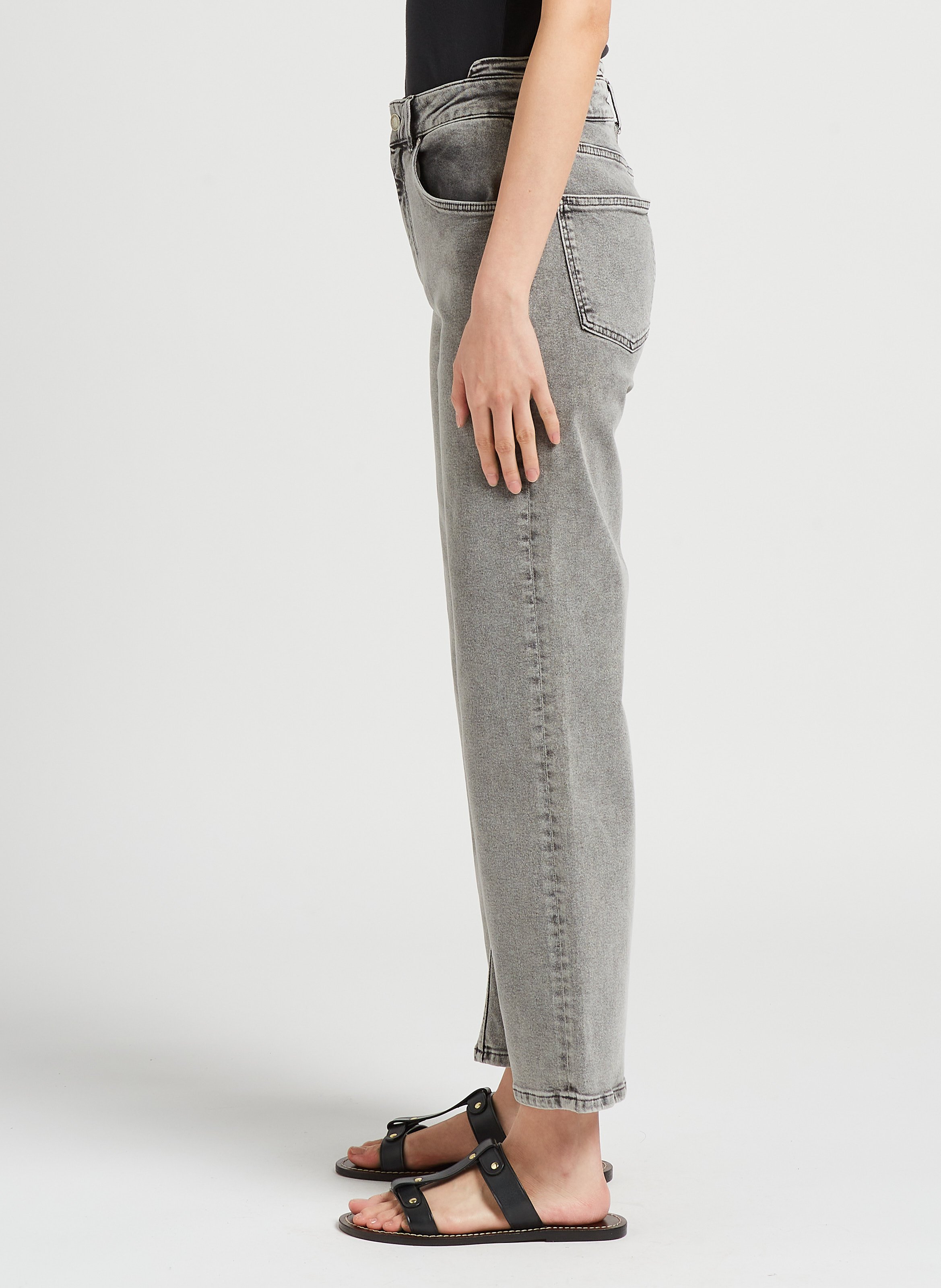 Wideleg Cottonblend Jeans Dnm G640 Reiko Women Place des Tendances