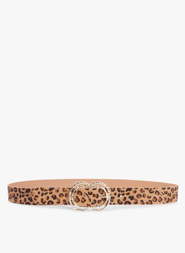 Ceinture sales maje leopard