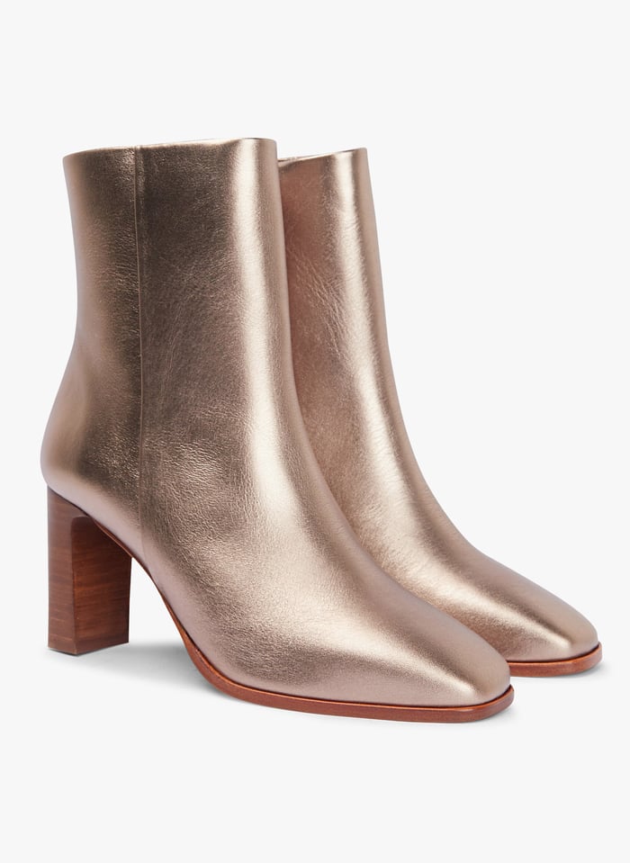 Bottines talon en cuir Dor