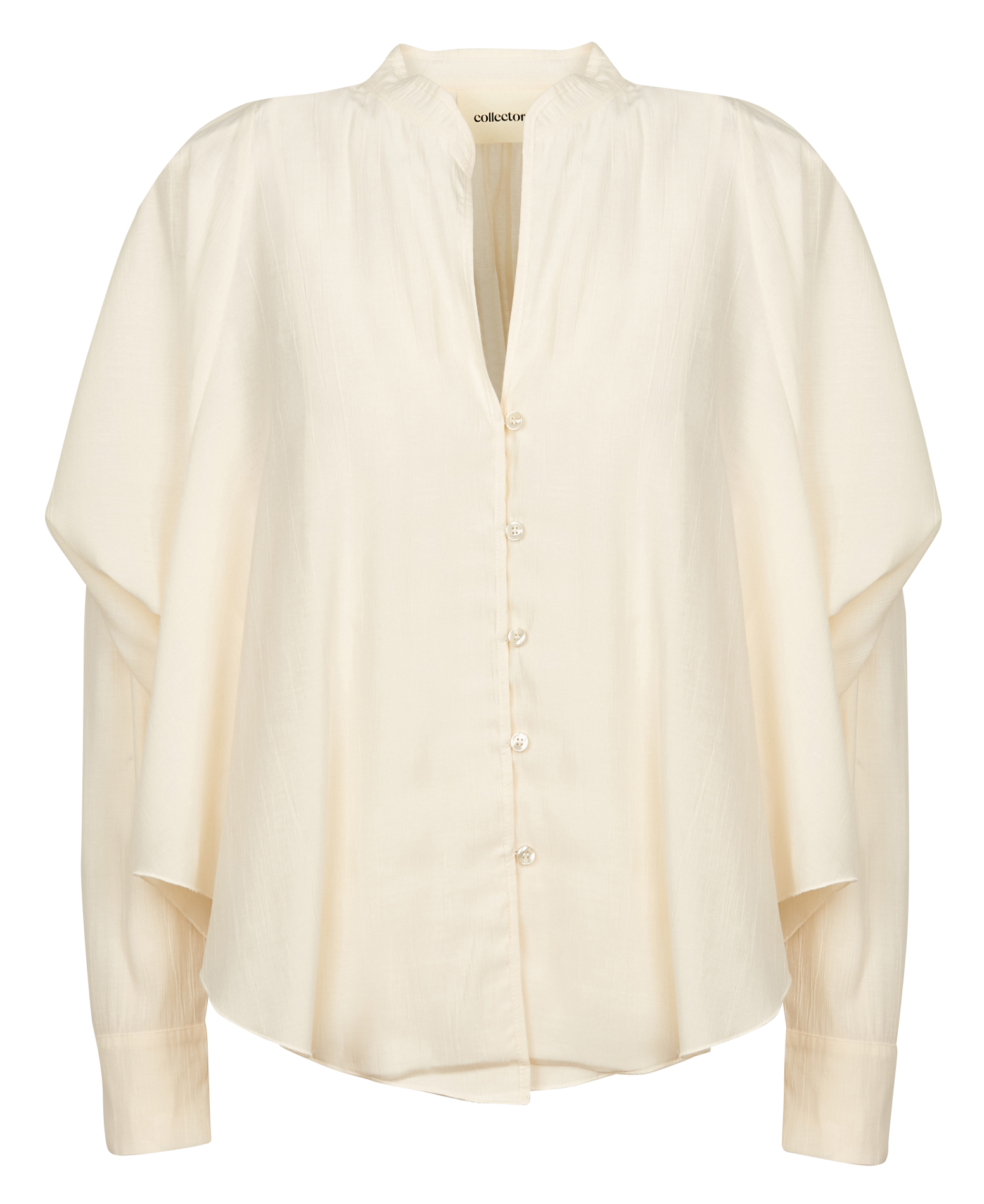 Ruimvallende blouse met V-hals COLLECTORS CLUB