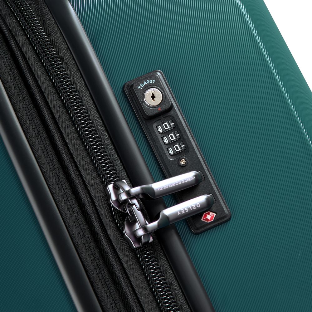 Rigid hold suitcase DELSEY PARIS Green