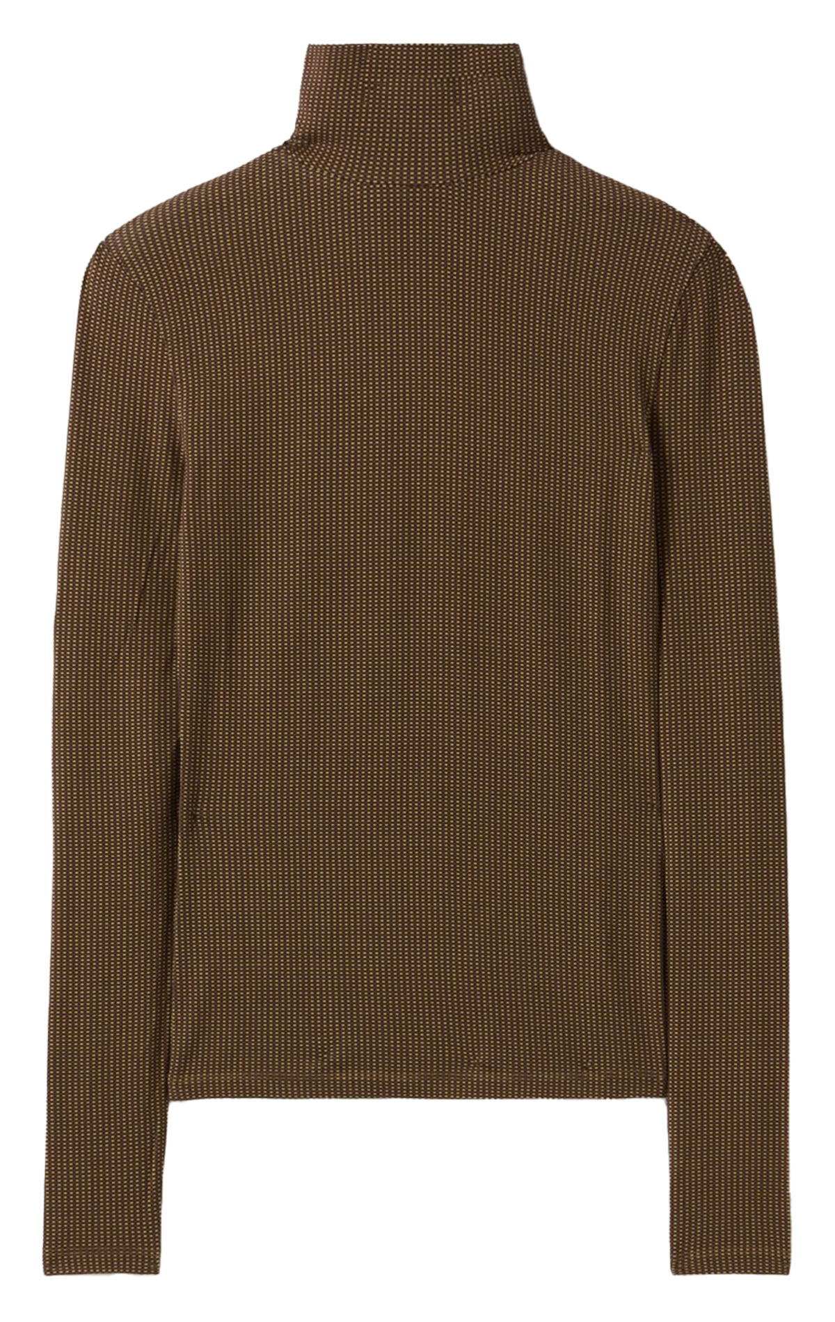 Top col cheminée ajusté CLAUDIE PIERLOT Jaune