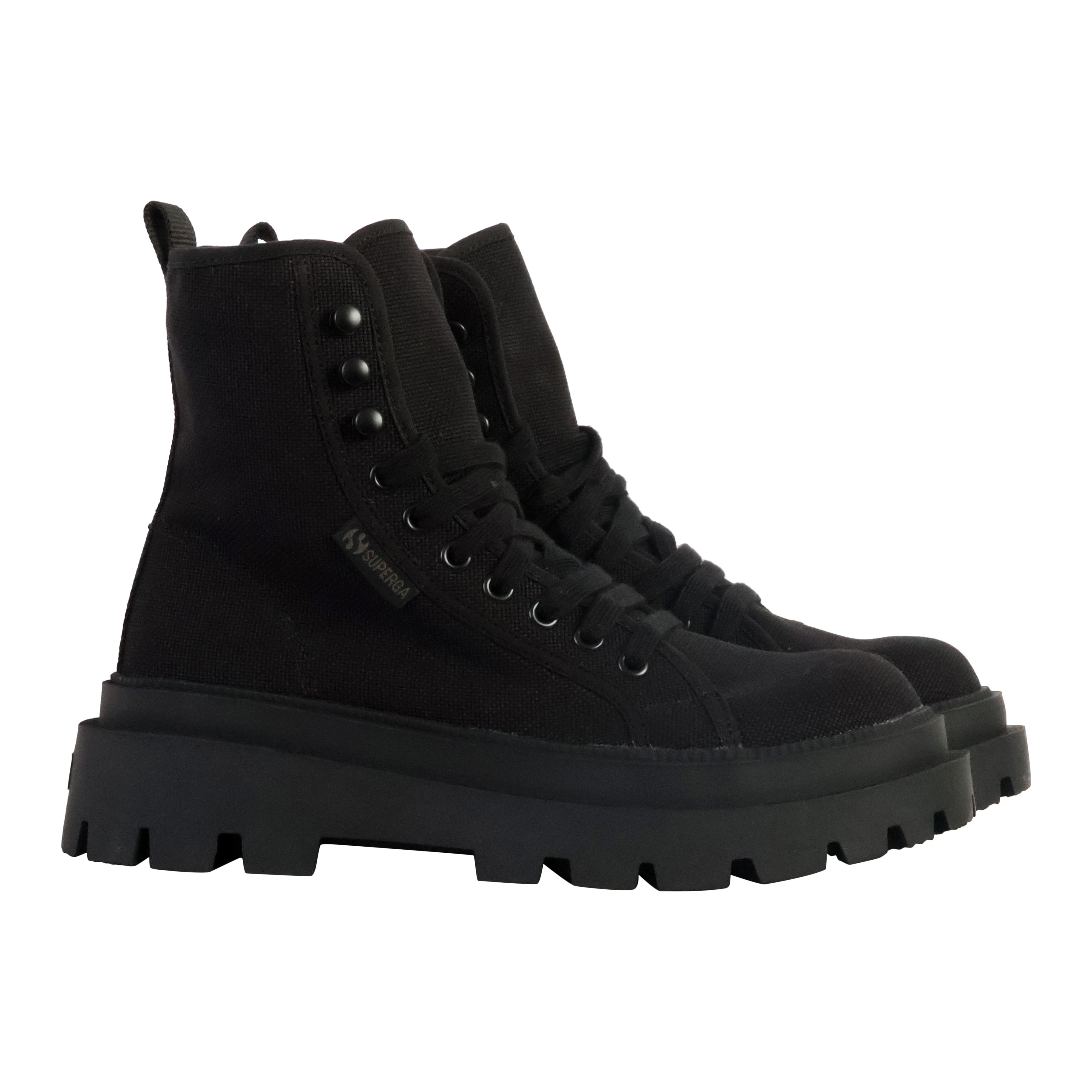 Superga Alpina Apex High Vegan lace-up bootie SUPERGA Black