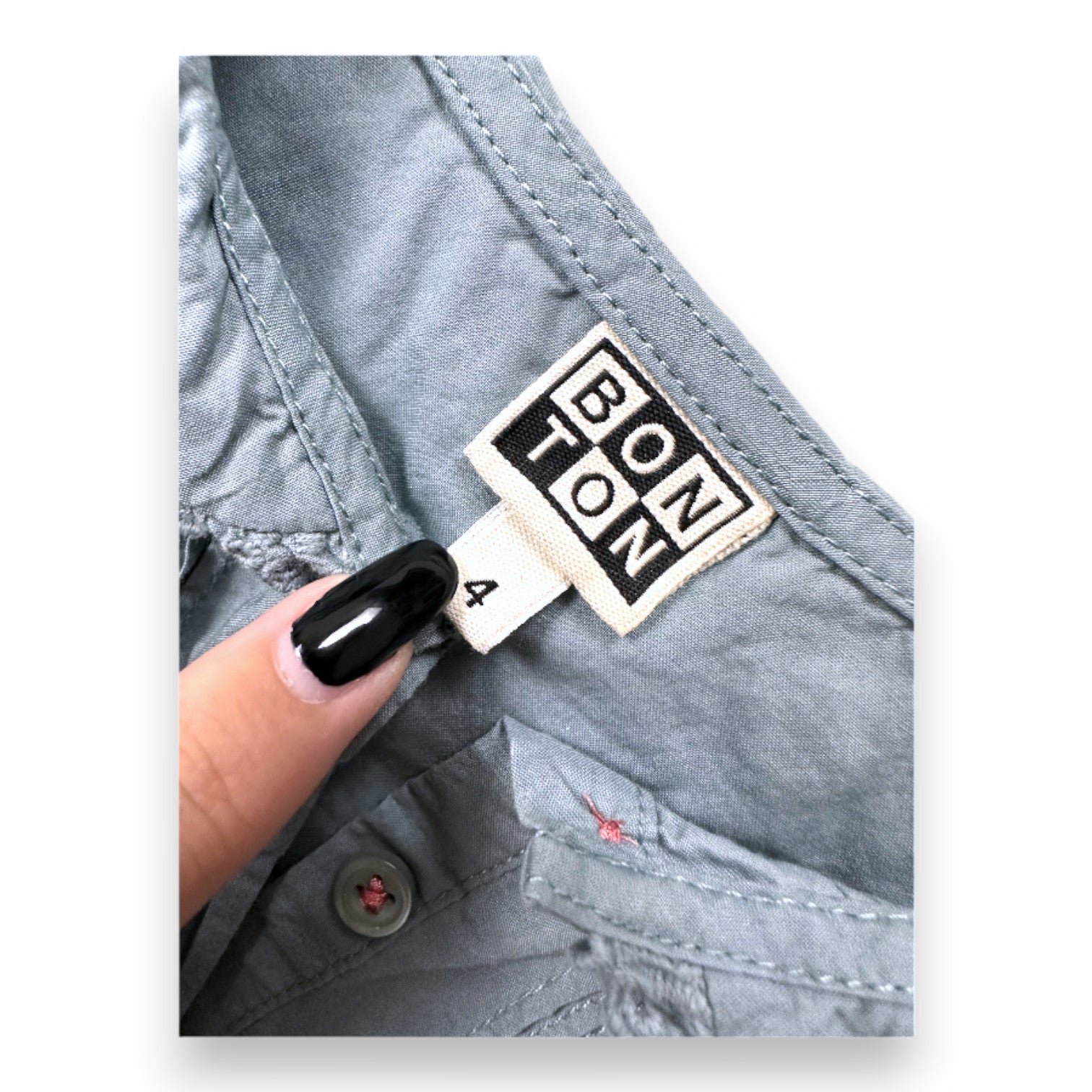 Blue children's dress - 4 years BONTON - Seconde Main Blue