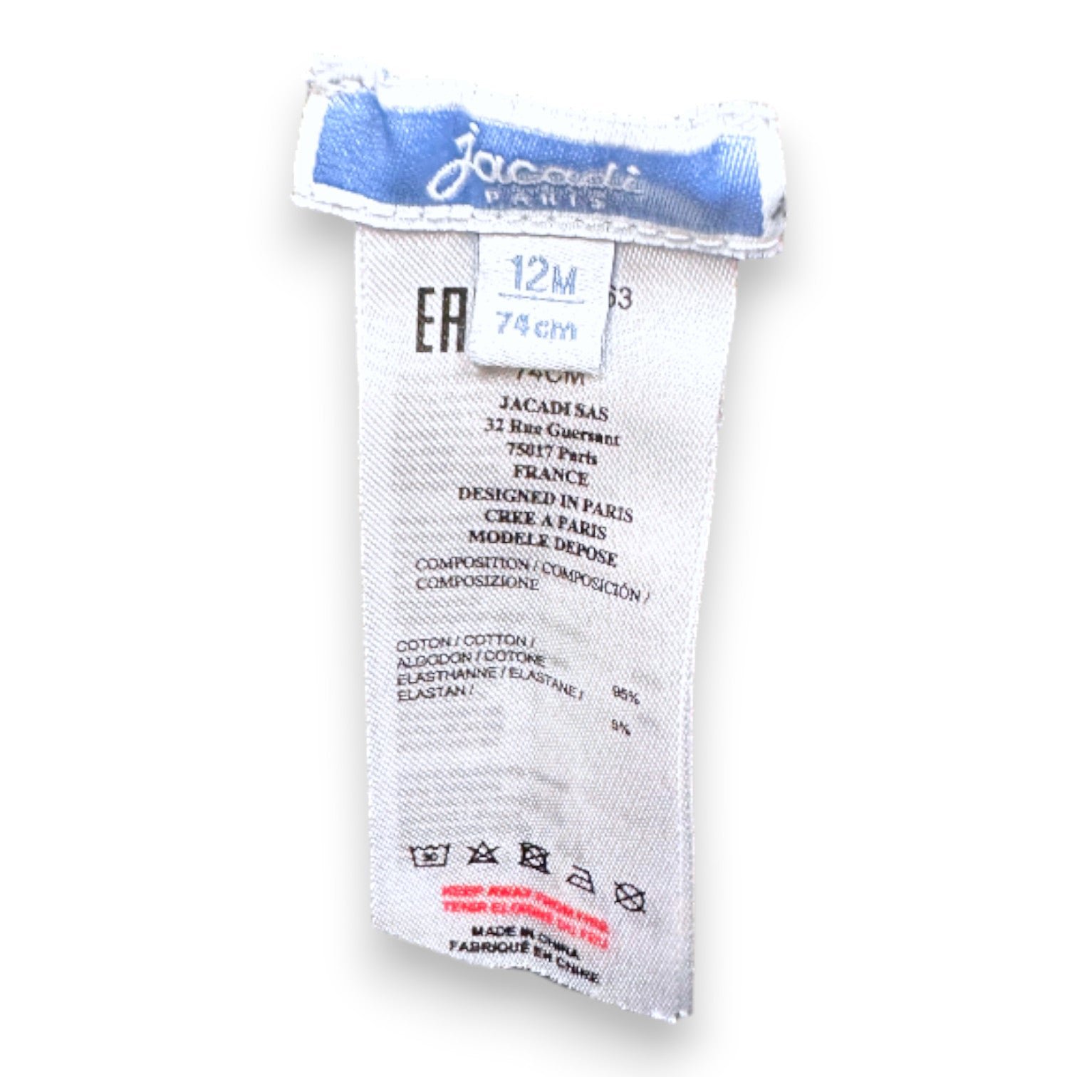 Short baby blue - 12 months JACADI - Seconde Main Blue