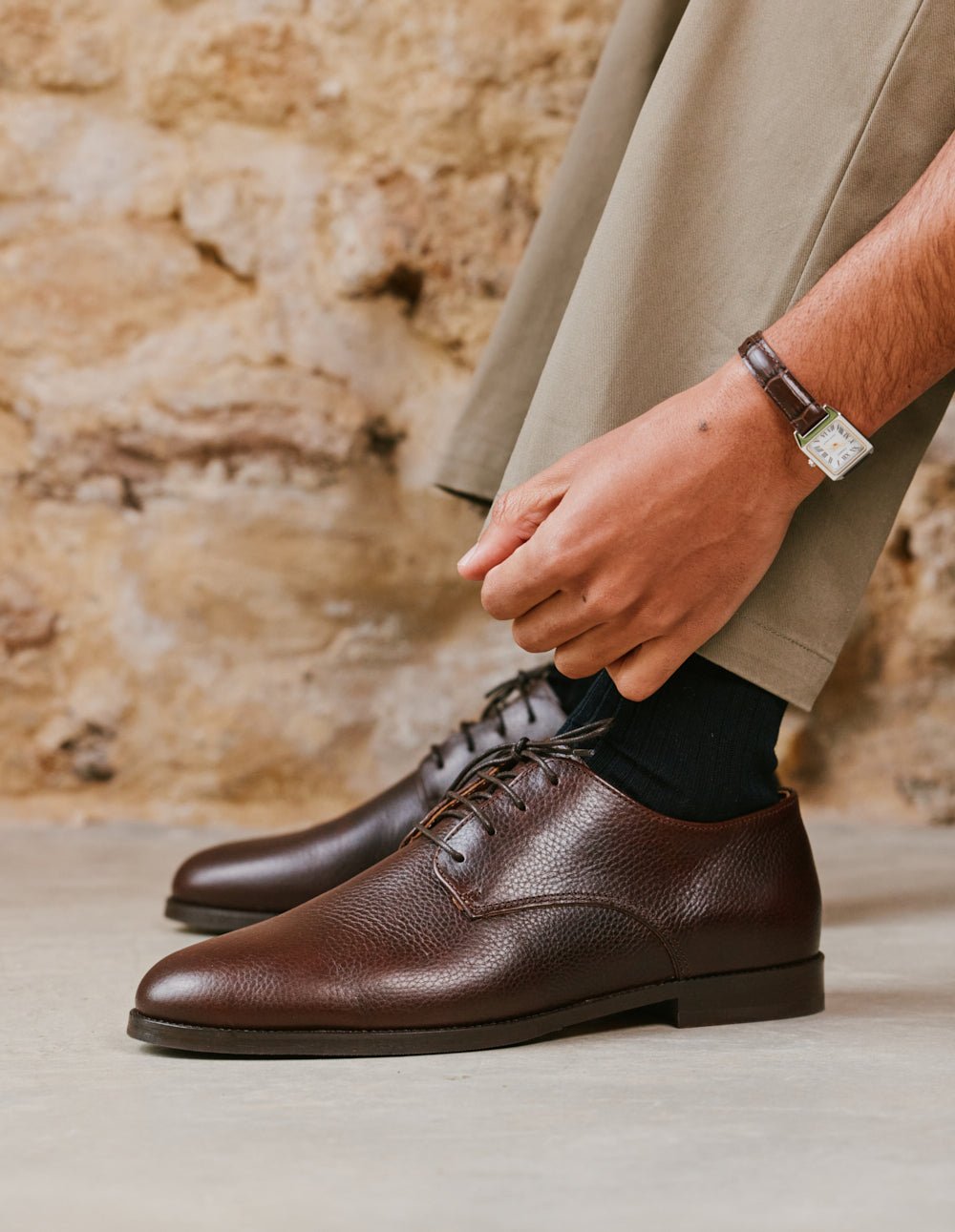 Derby shoes ODAJE EX. M.MOUSTACHE Brown