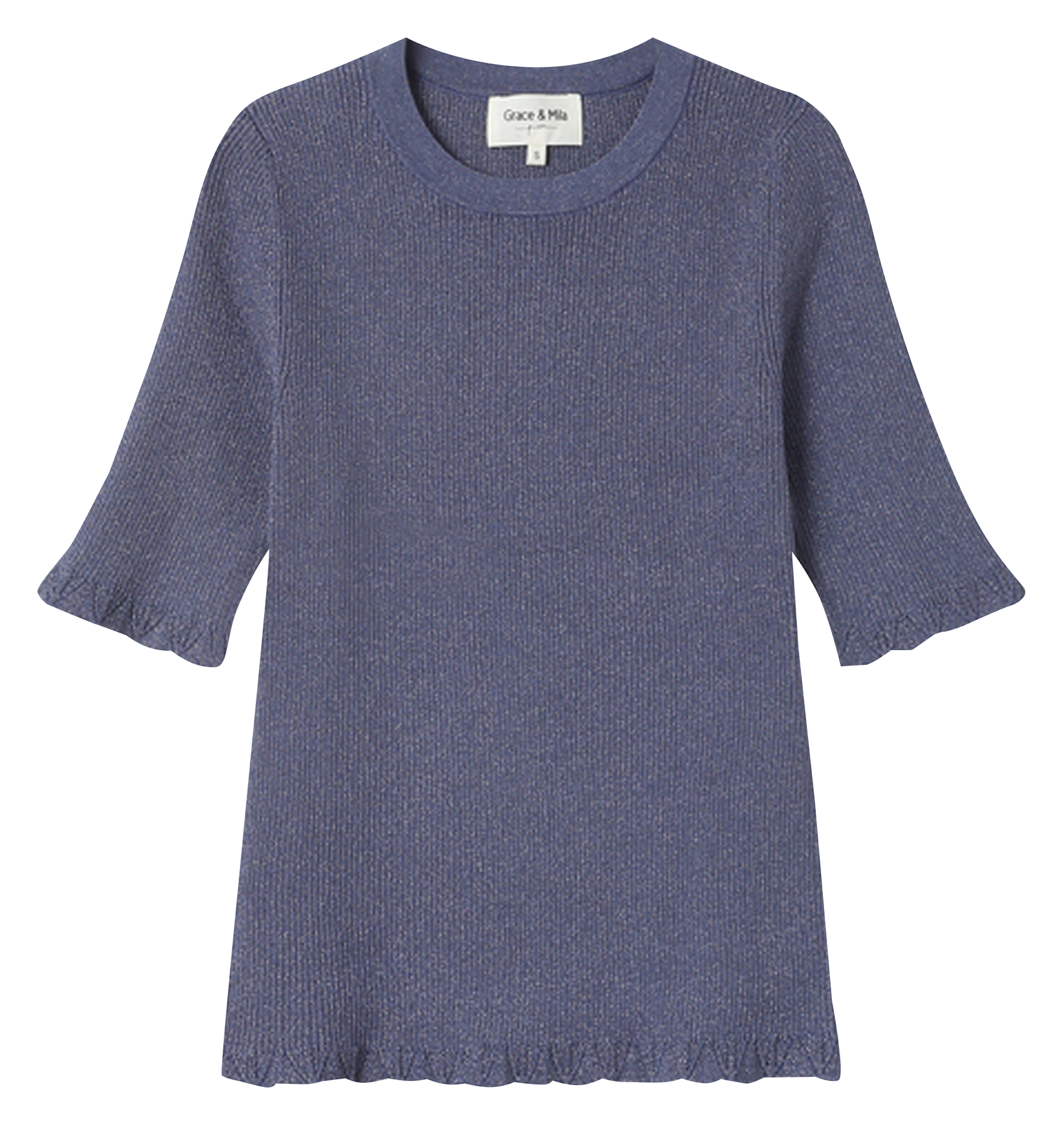 High-neck sweater GRACE ET MILA Blue